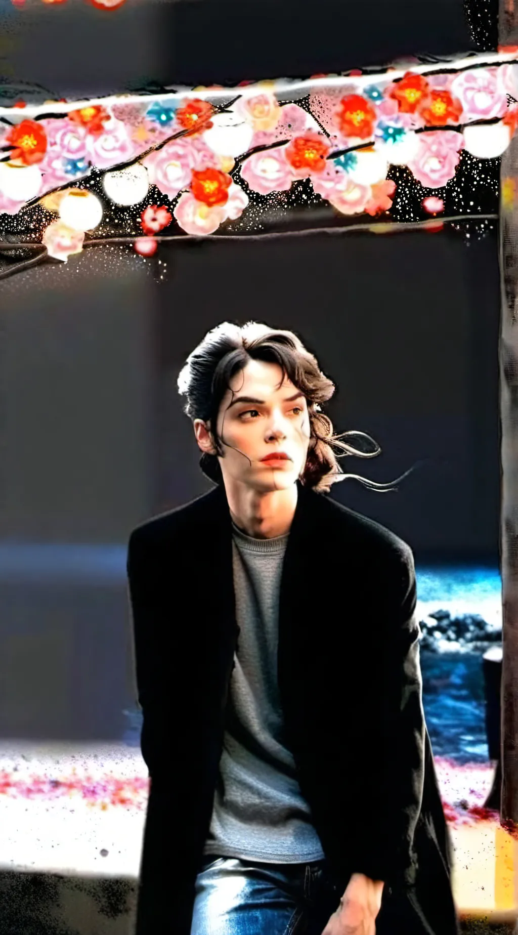 ai character: michael jackson  background