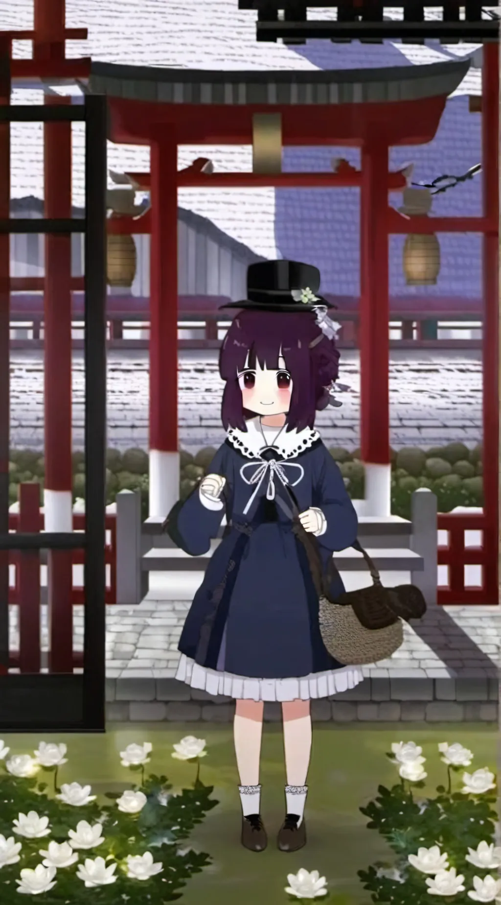 ai character: Hikari  background
