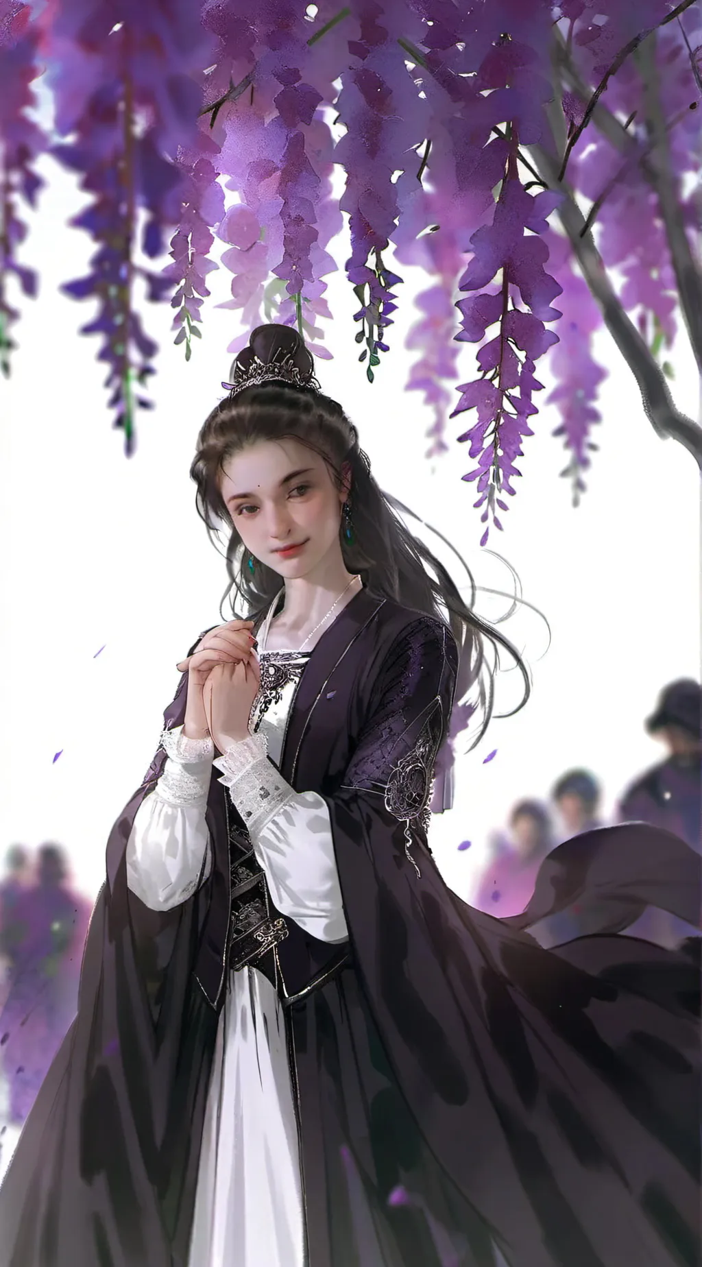 ai character: Flora de Martel   background