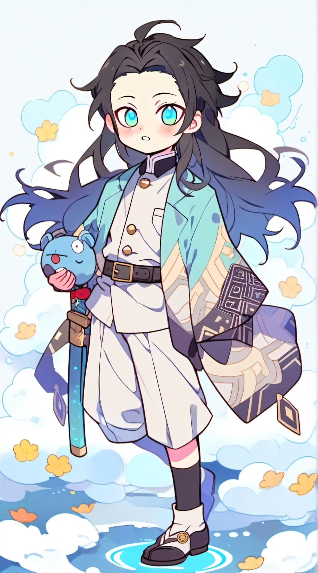 ai character: Muichiro tokito🍄 background