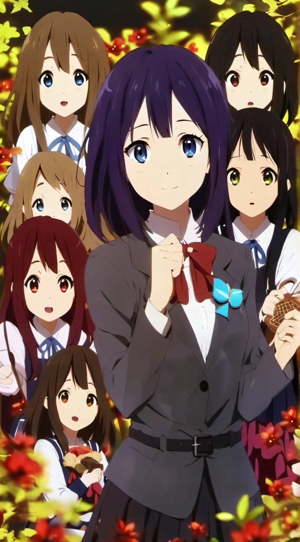 ai character: Lusty School girls background