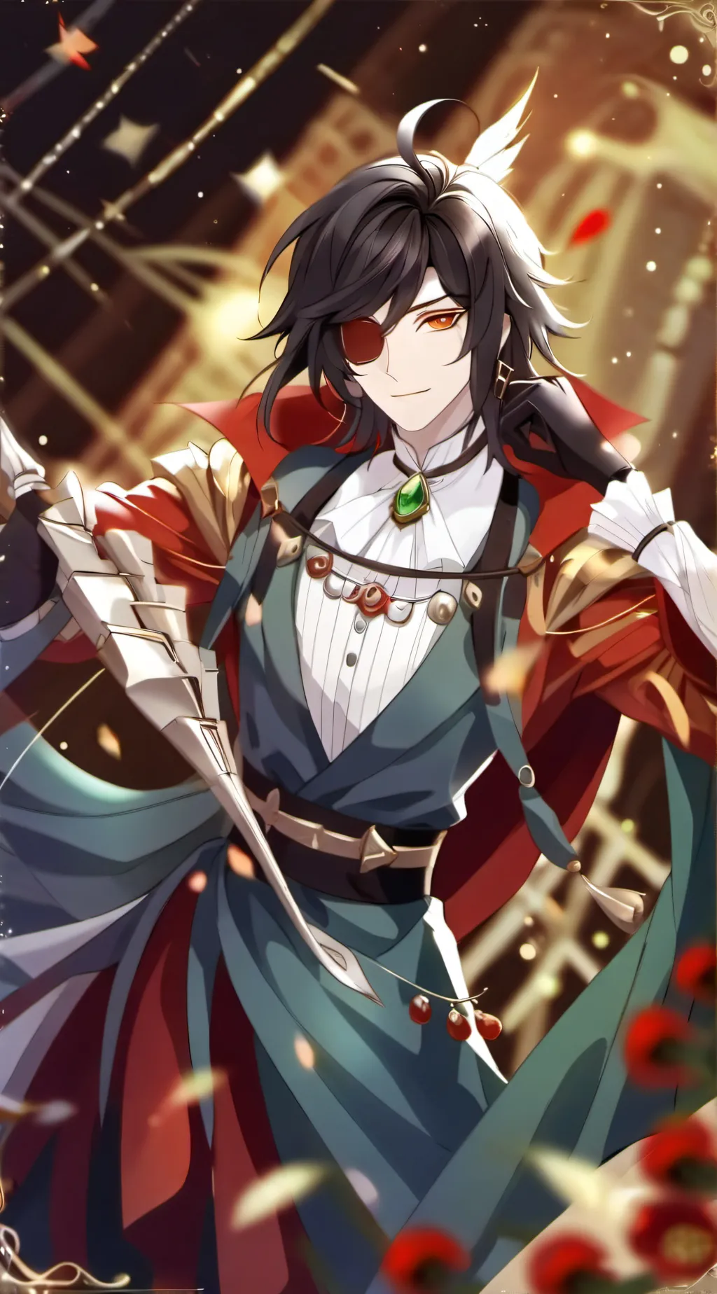 ai character: Lucas  background