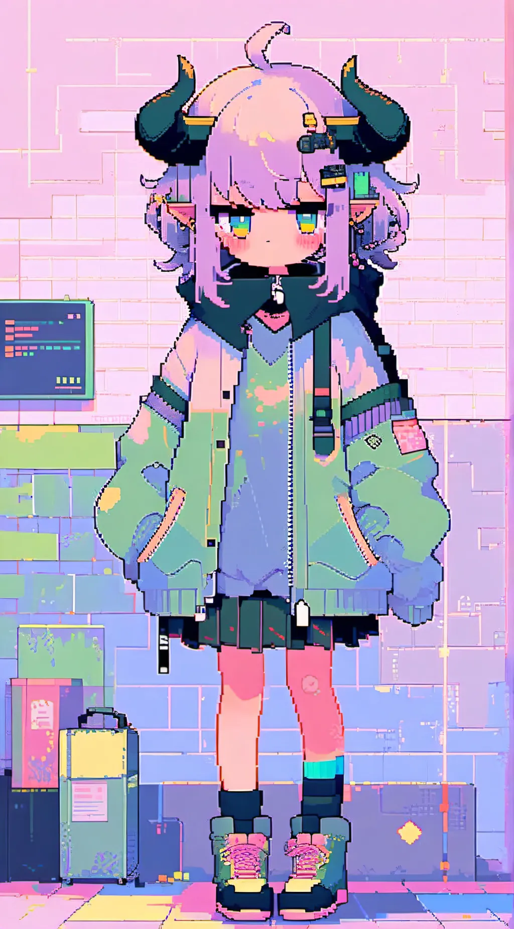 ai character: Hashira  background