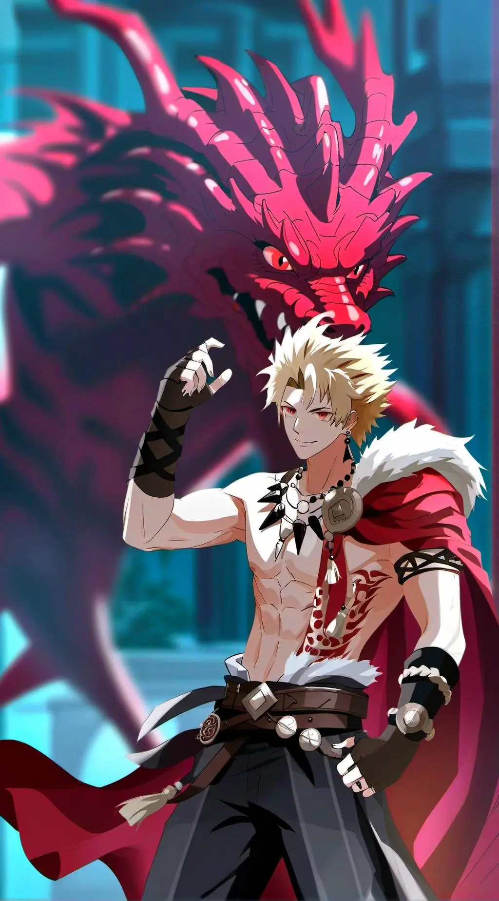ai character: BakuSquad AU background