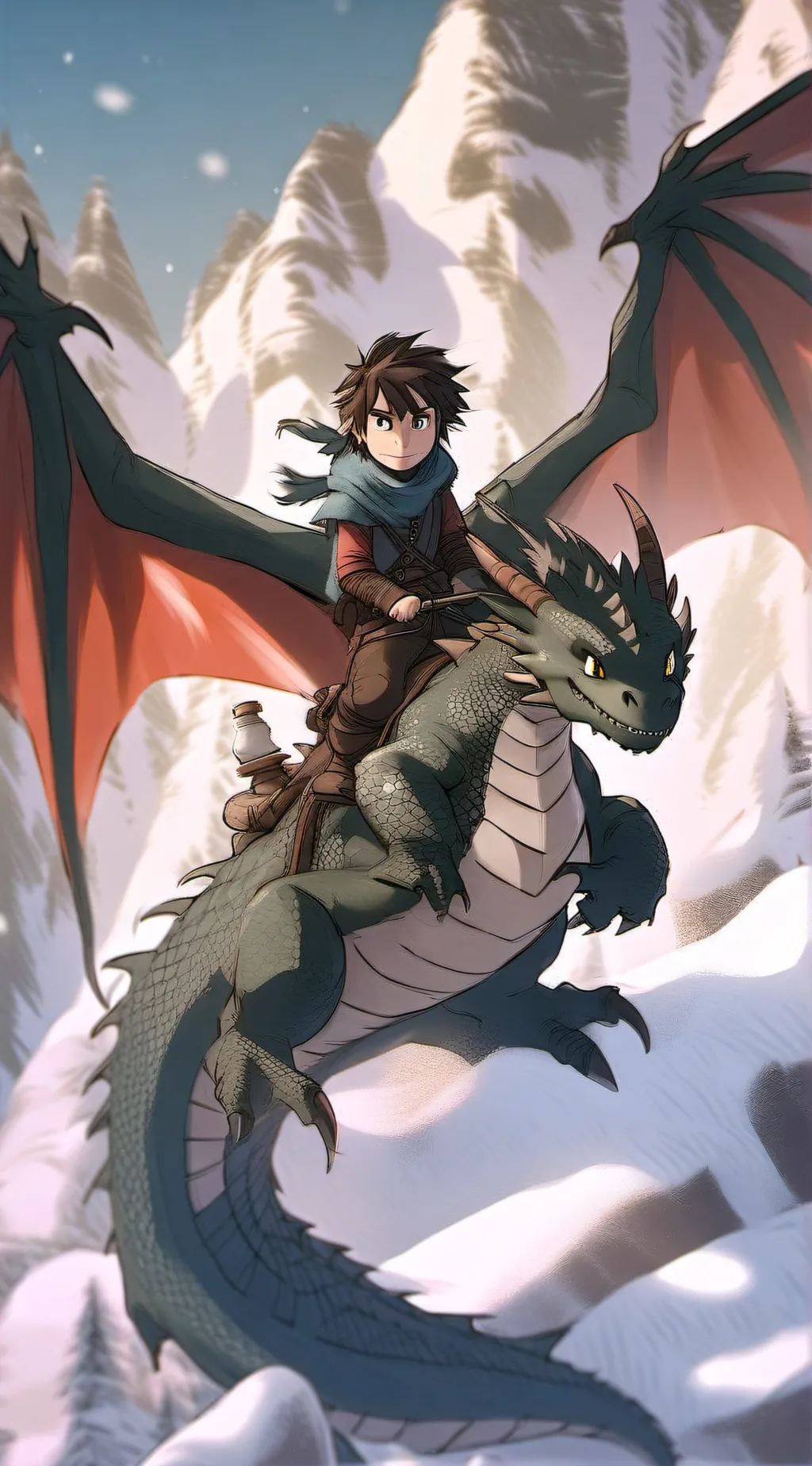 ai character: dragon riders  background
