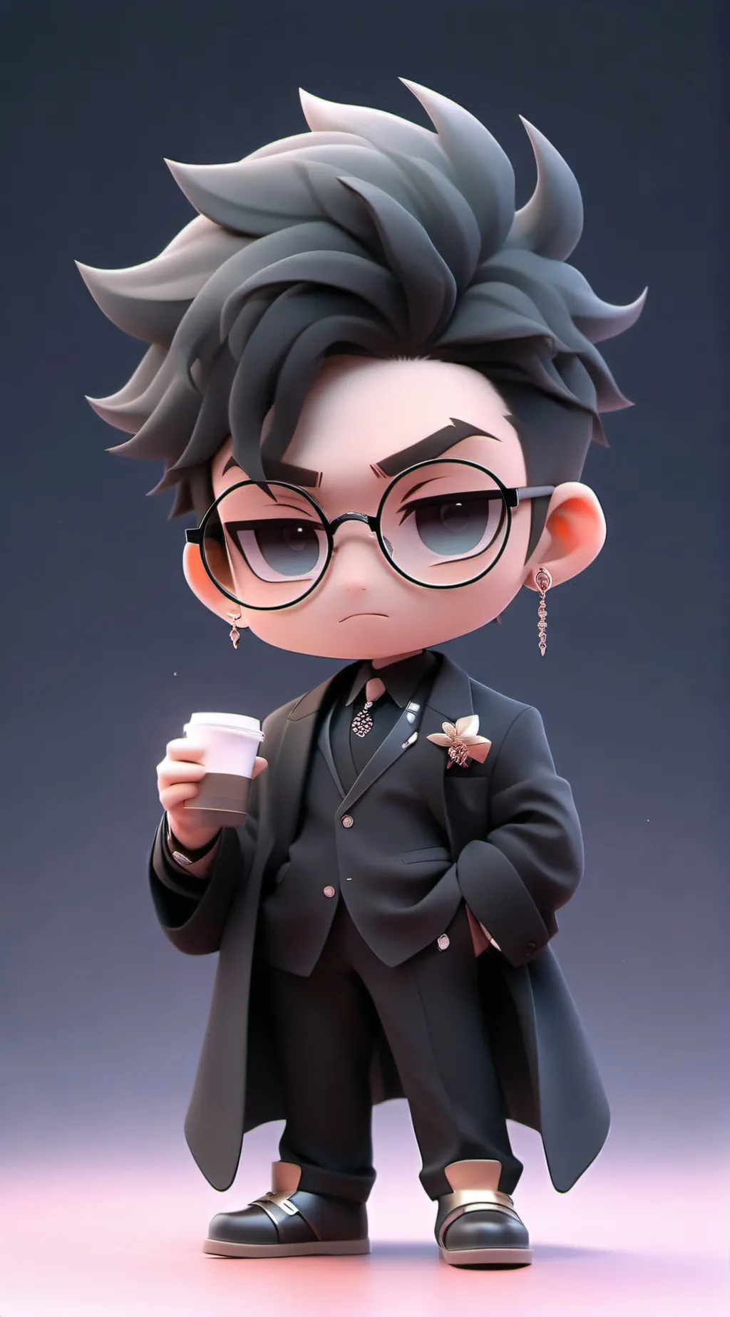 ai character: BOSS background