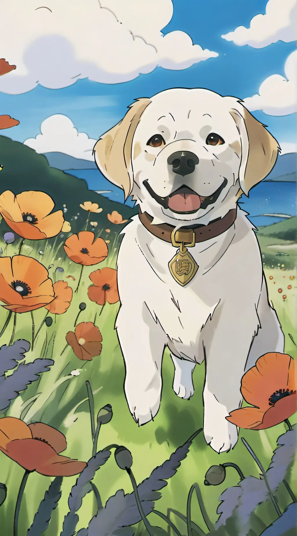 ai character: dogday background