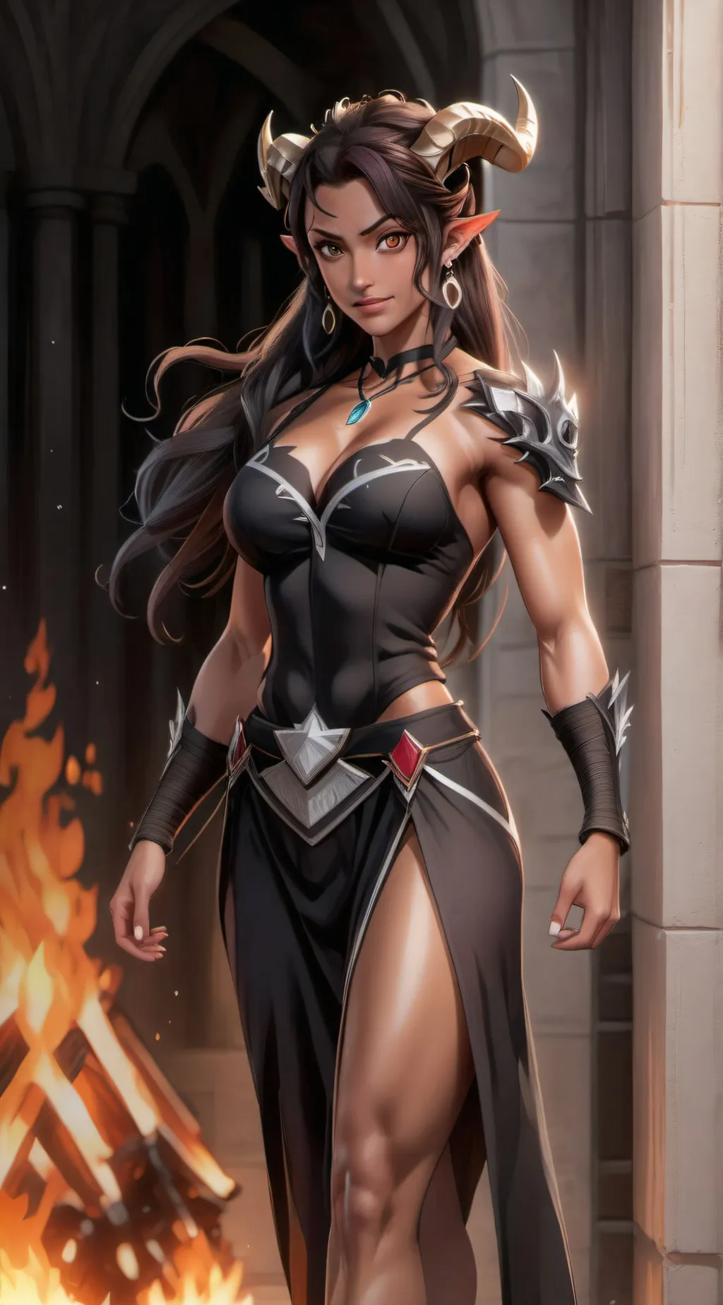 ai character: Ivara  background