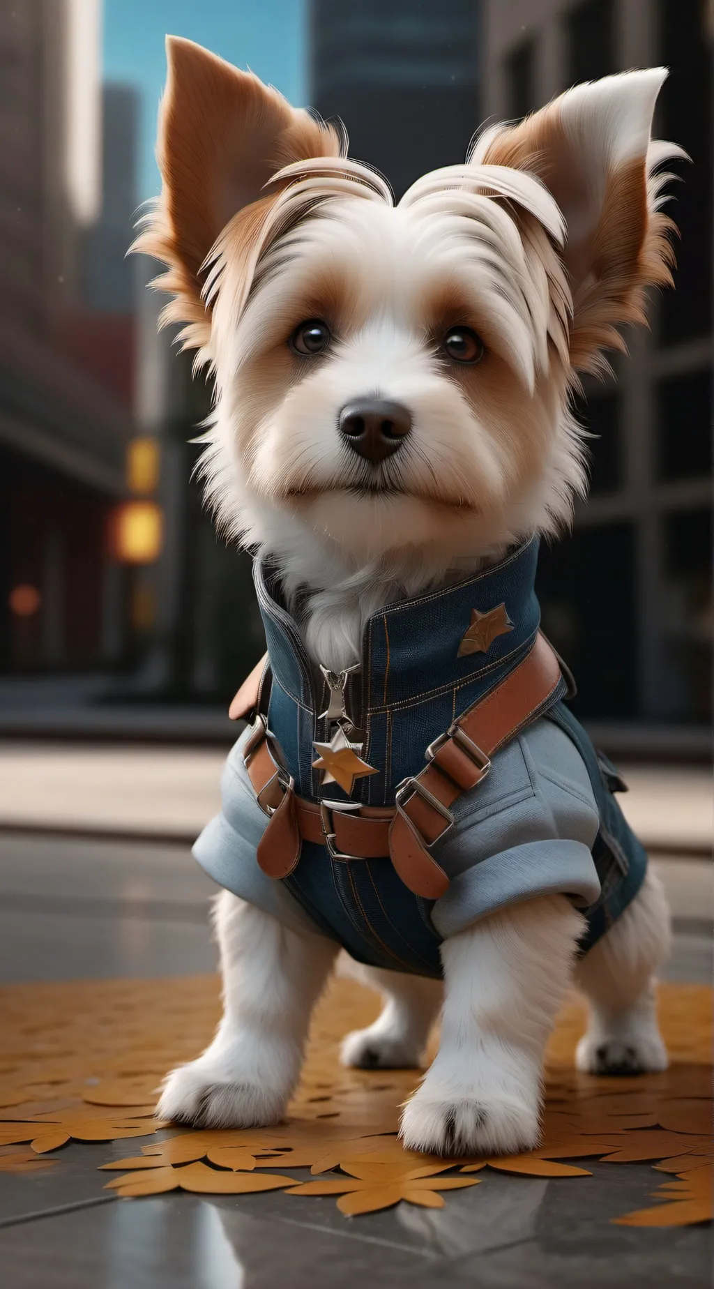 ai character: Tiny  background