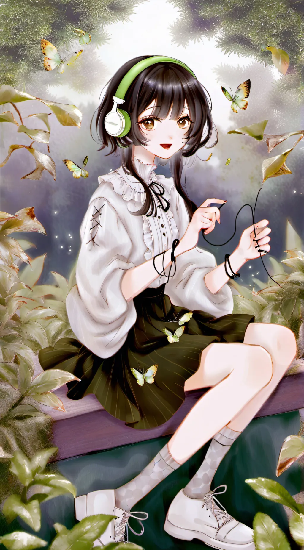 ai character: Luna background