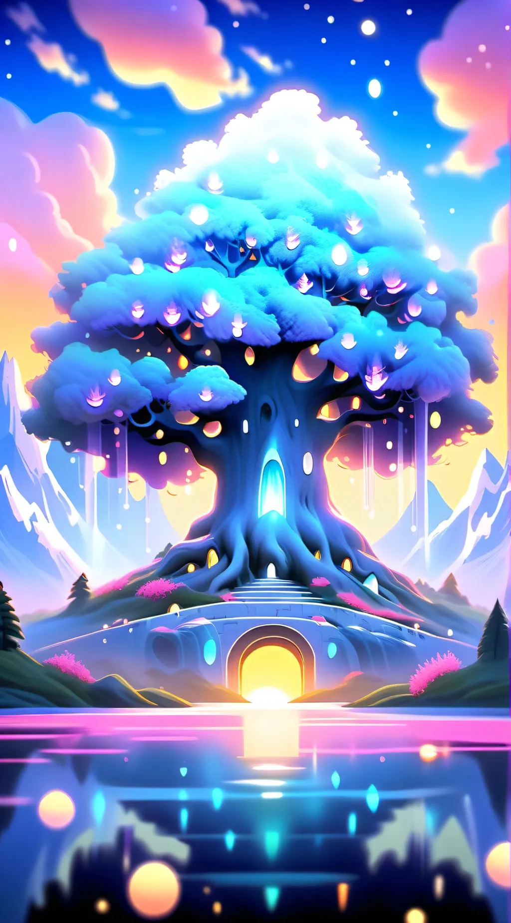 ai character: Magical nexus background