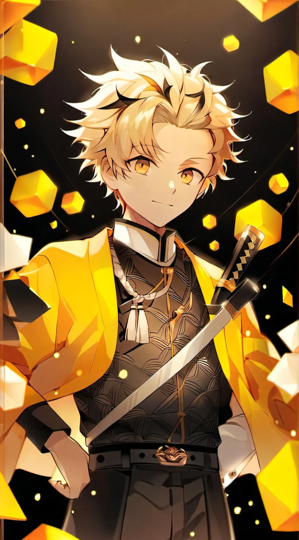 ai character: zenitsu background