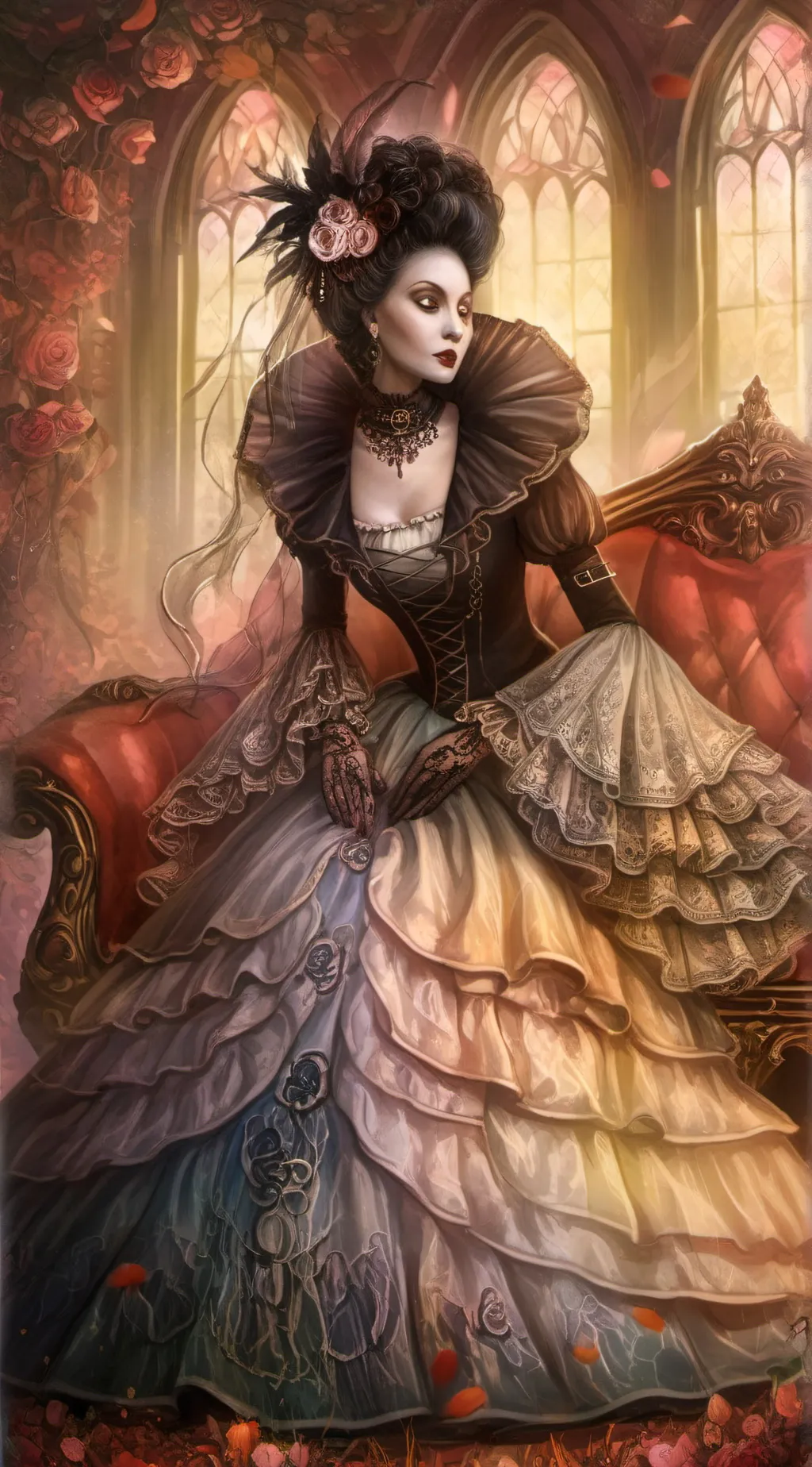 ai character: raven the maid background