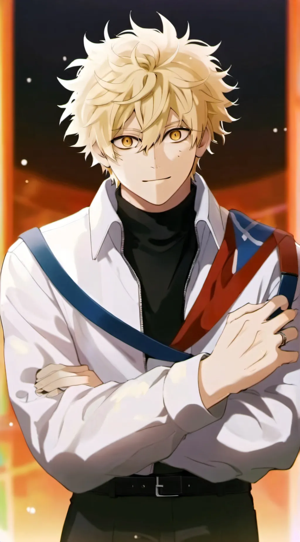 ai character: Katsuki bakugo background