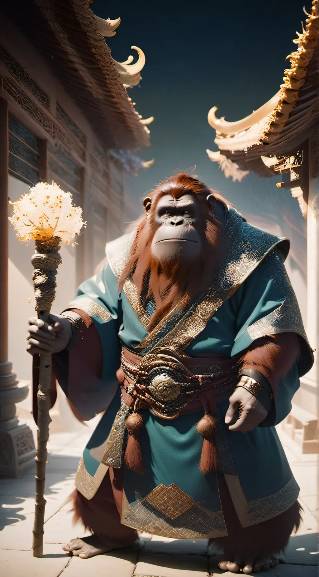 ai character: Master Tyrock  background