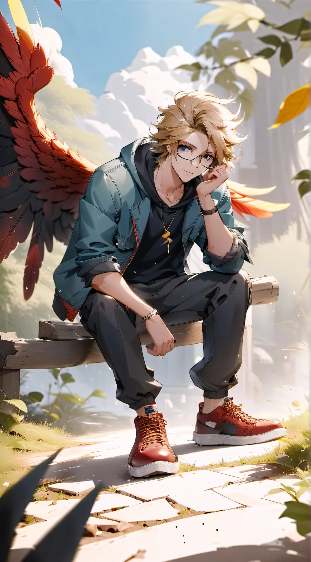 ai character: Dabi background