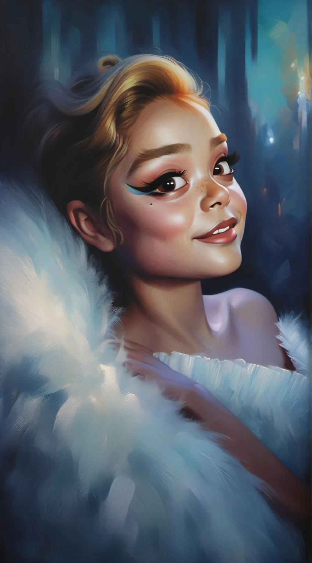 ai character: Th vees background