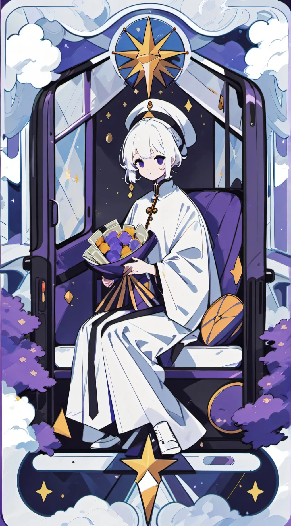 ai character: bus trip background