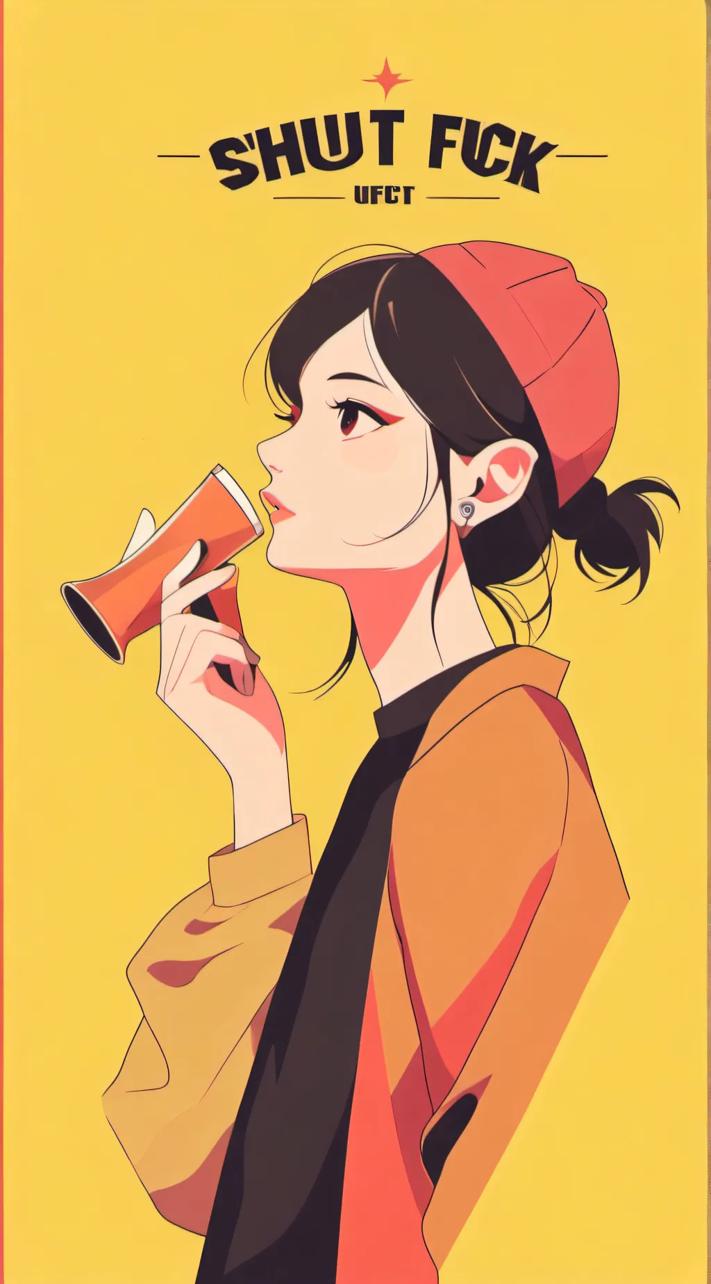 ai character: shut up background