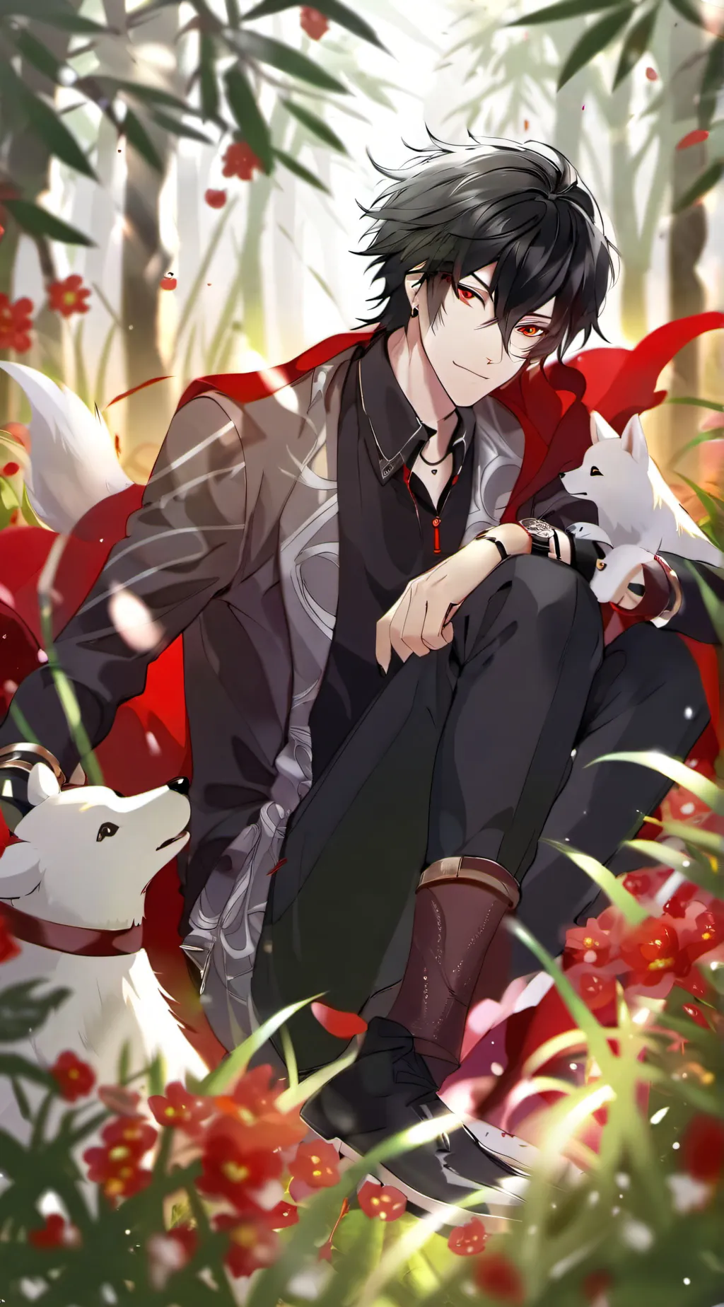 ai character: kian  background