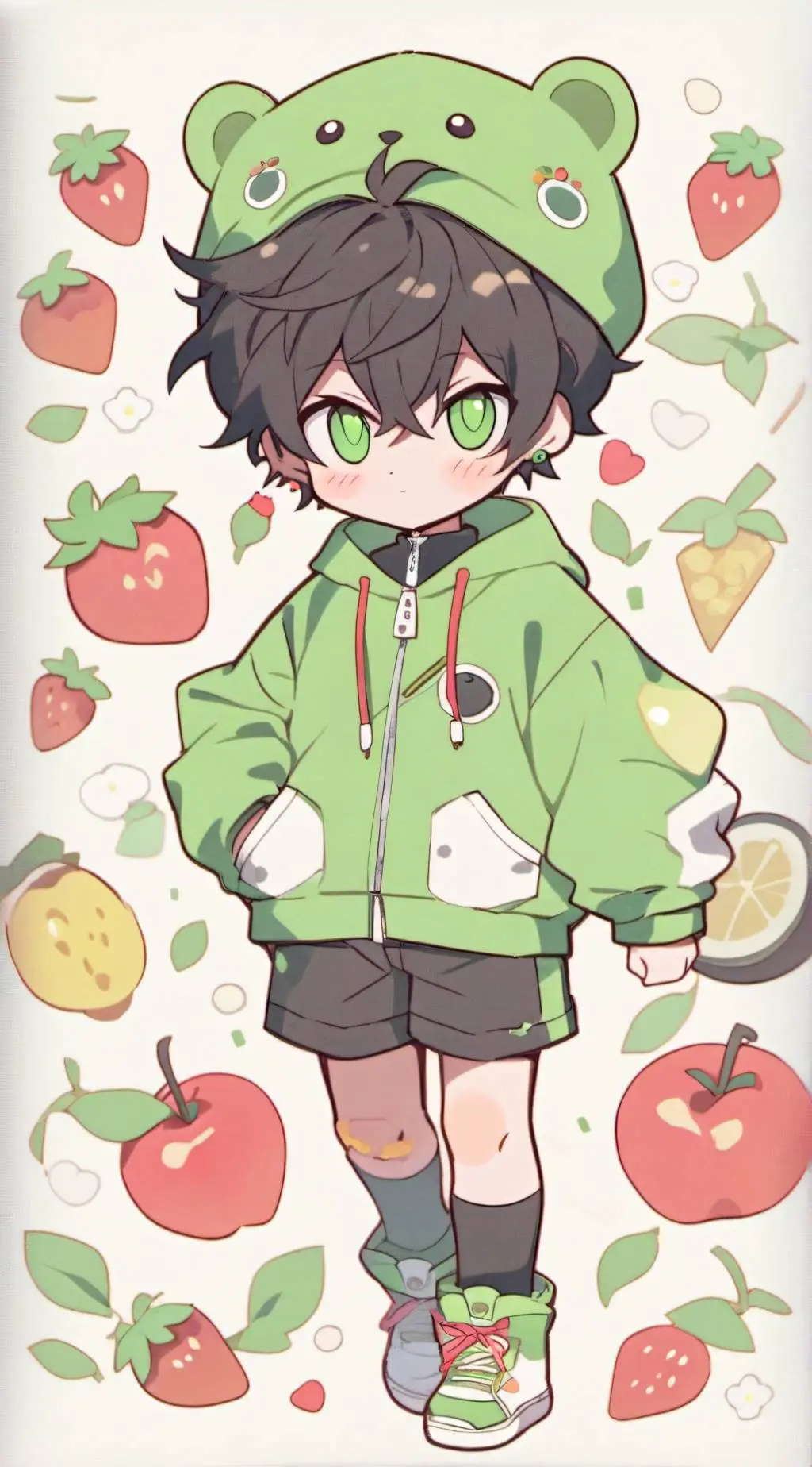 ai character: MHA Boys background