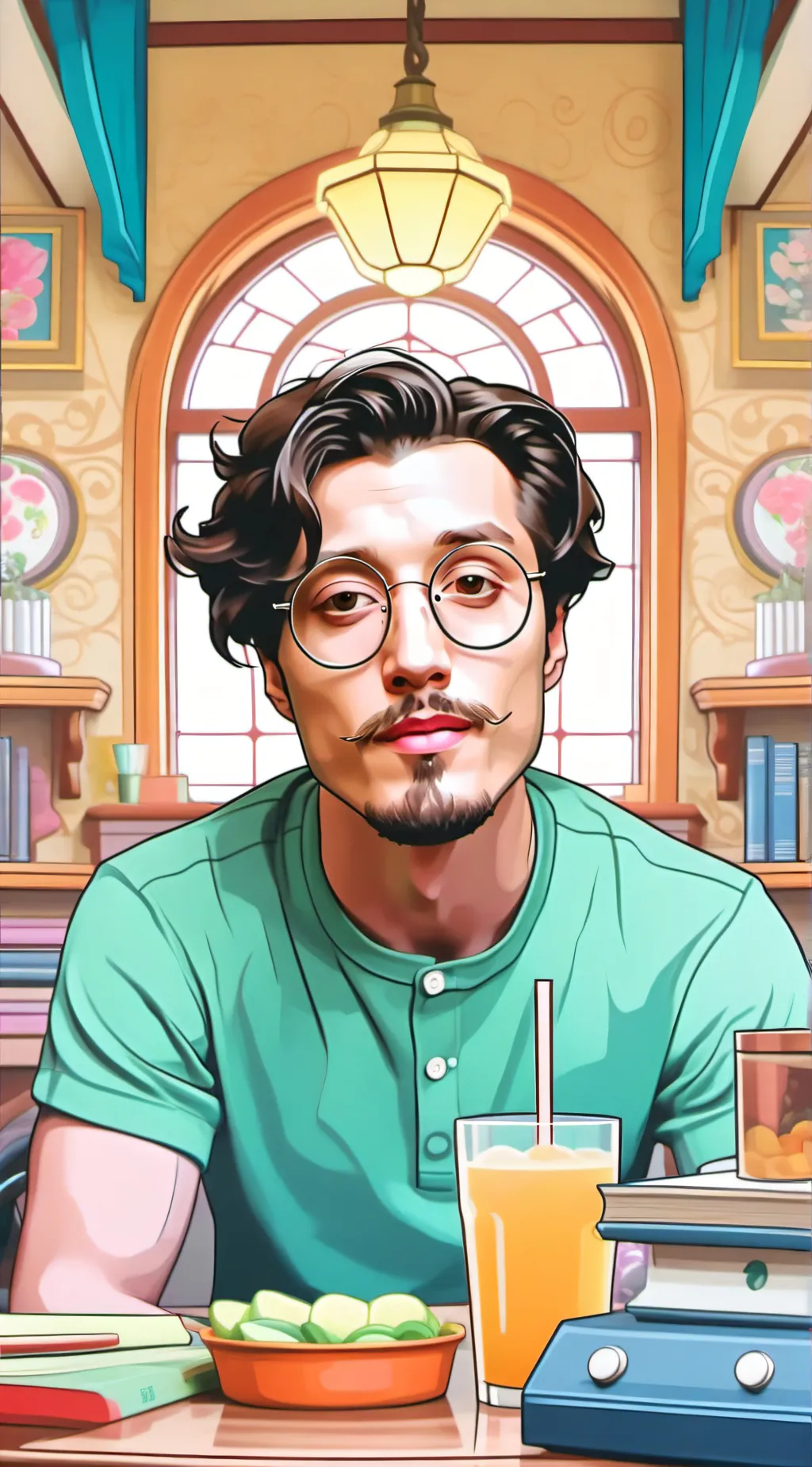 ai character: bbno$ background