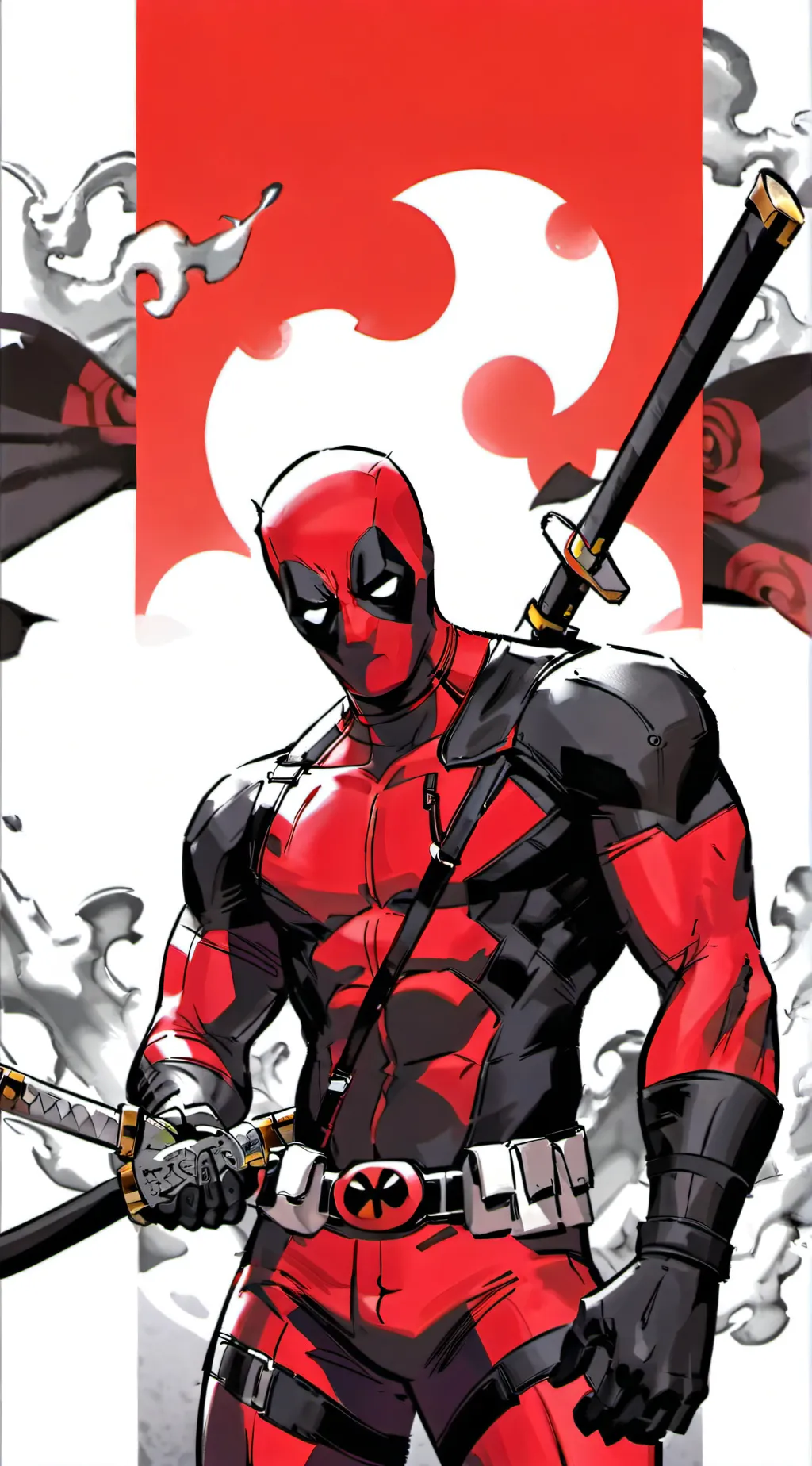 ai character: Deadpool  background
