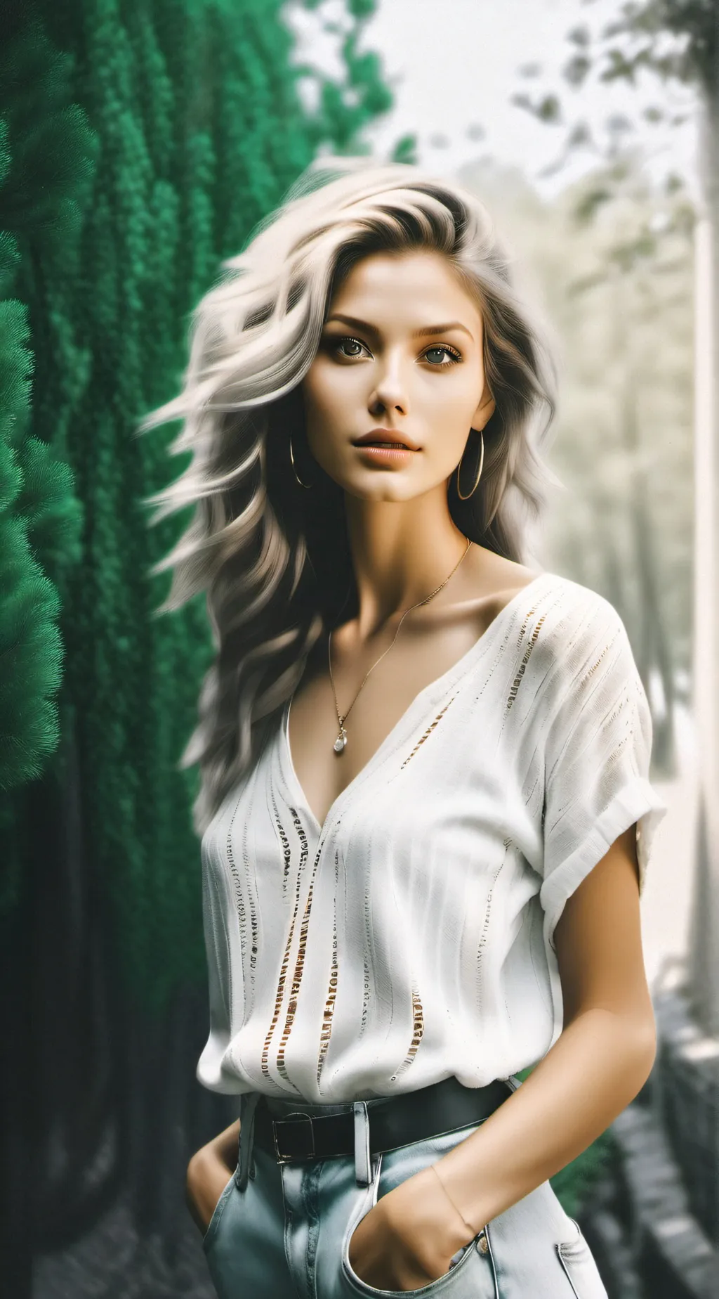 ai character: Evelyn background