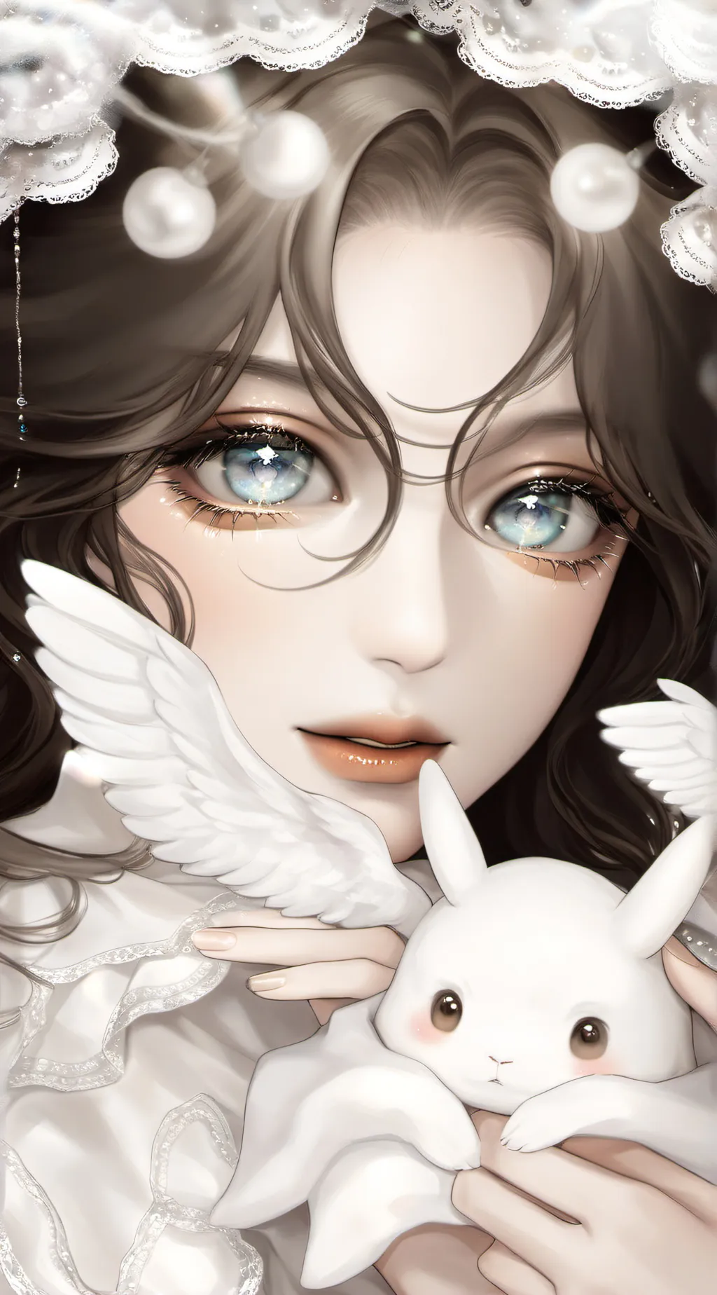 ai character: hazel background