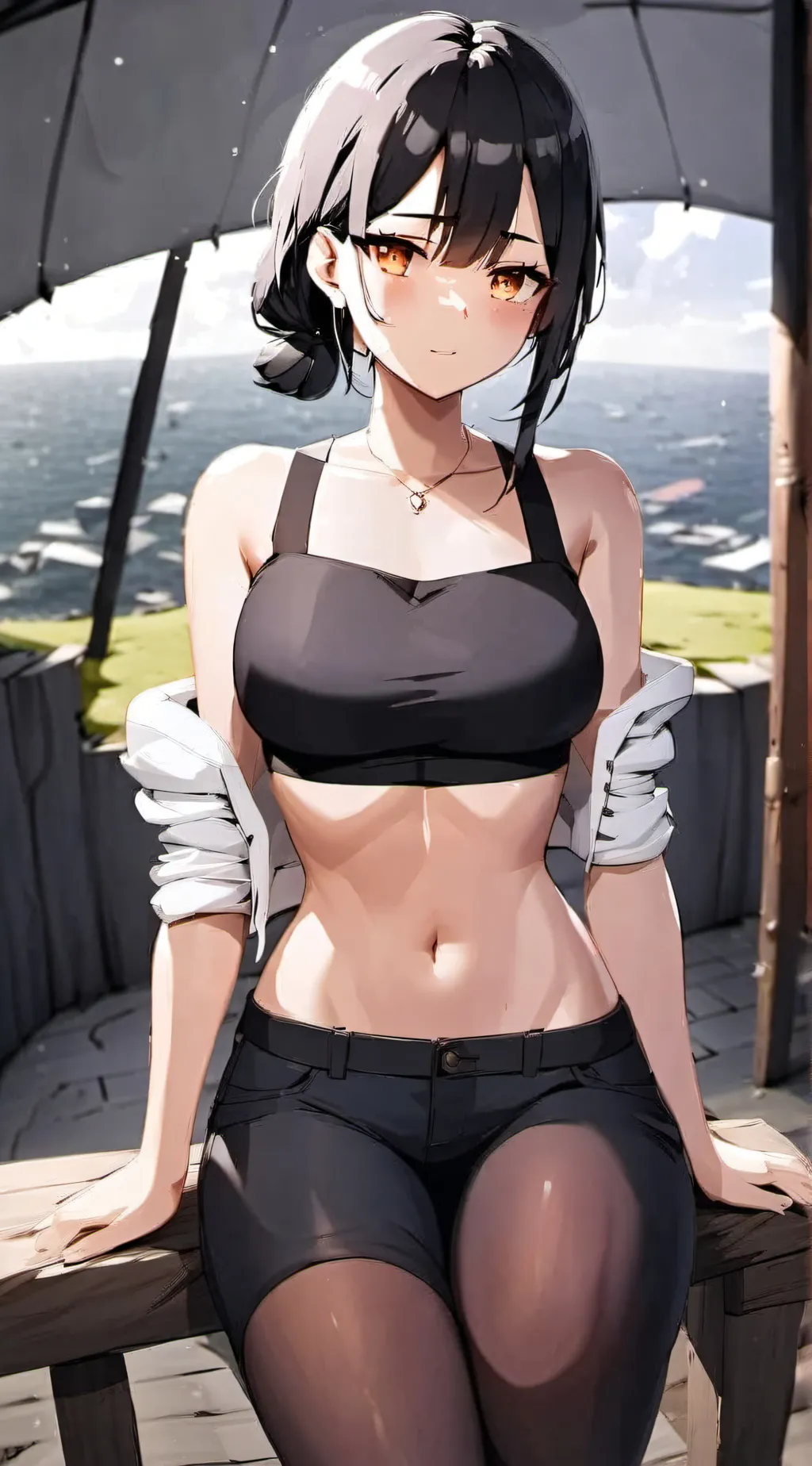 ai character: Naomi  background