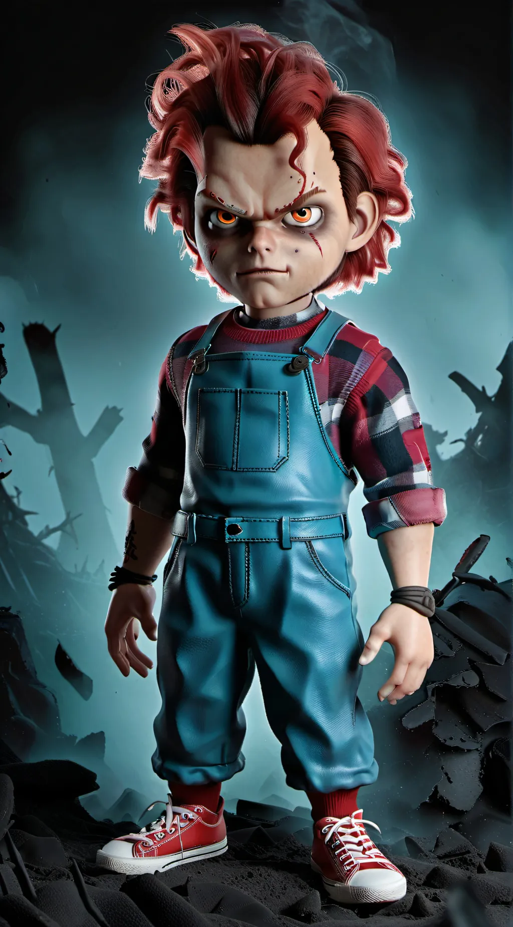ai character: Chucky background