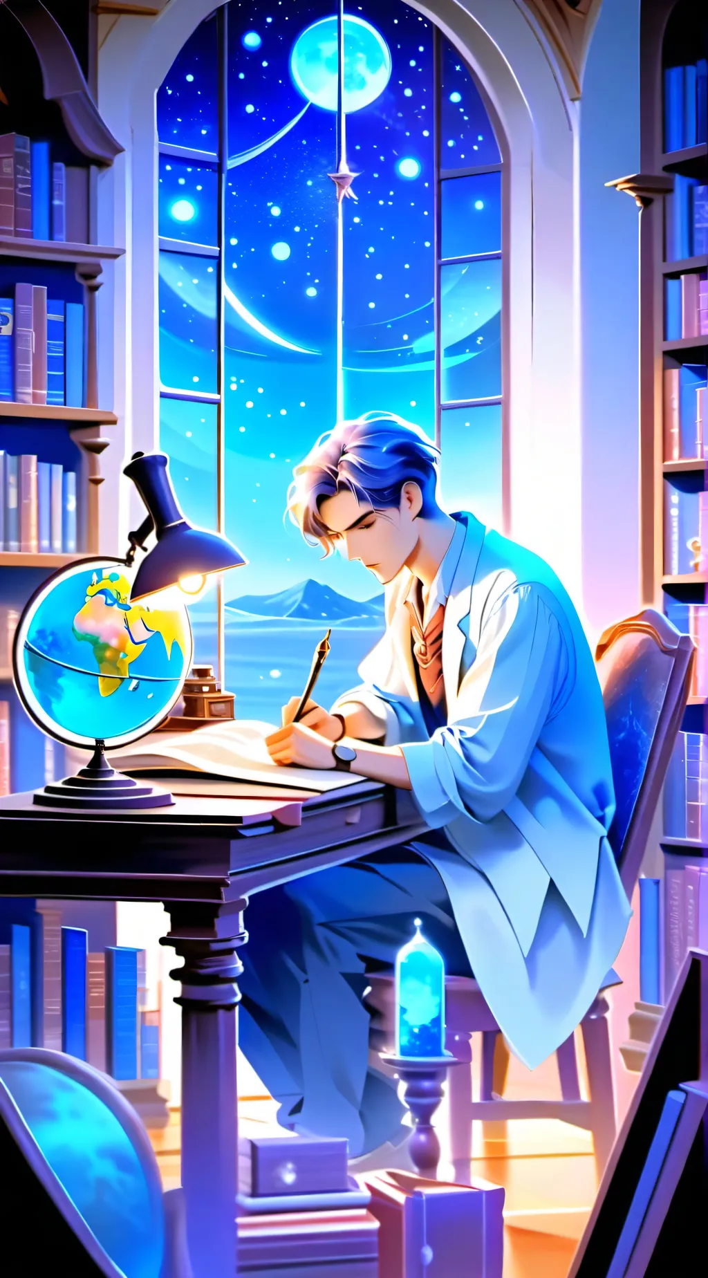 ai character: Grayson Lee  background