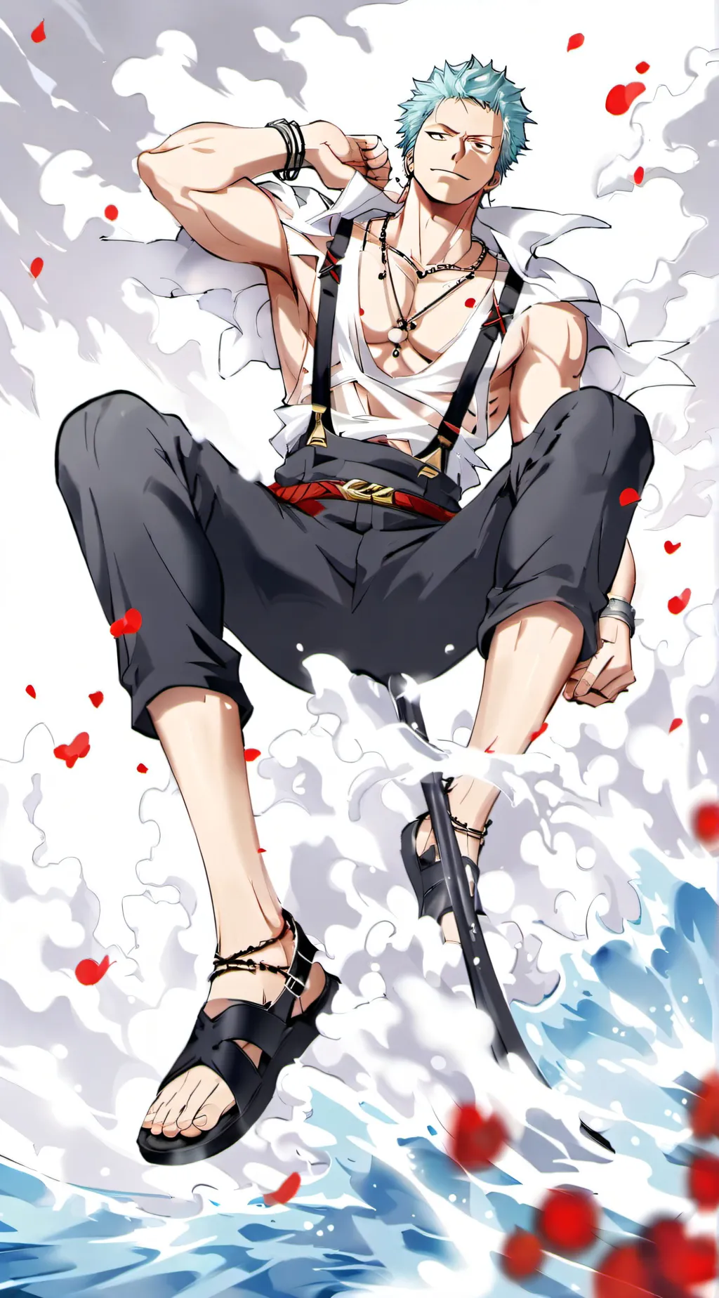 ai character: One piece background