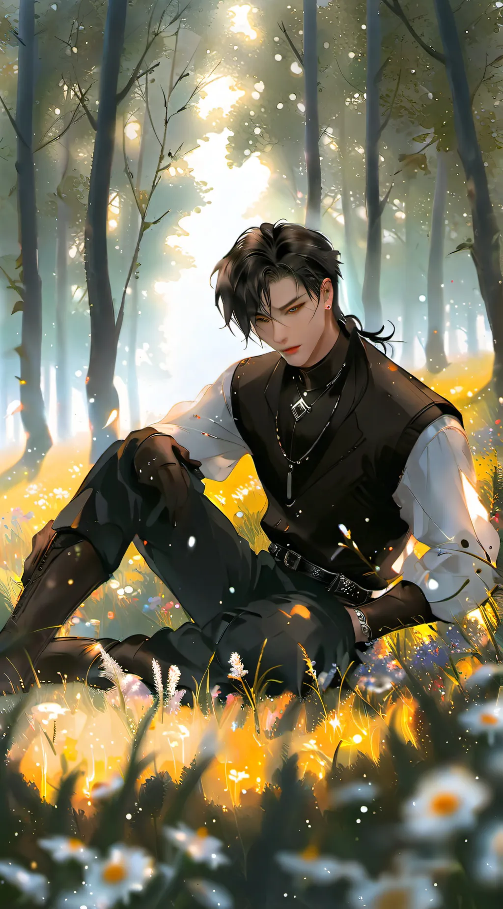 ai character: ꧁Javier꧂ background