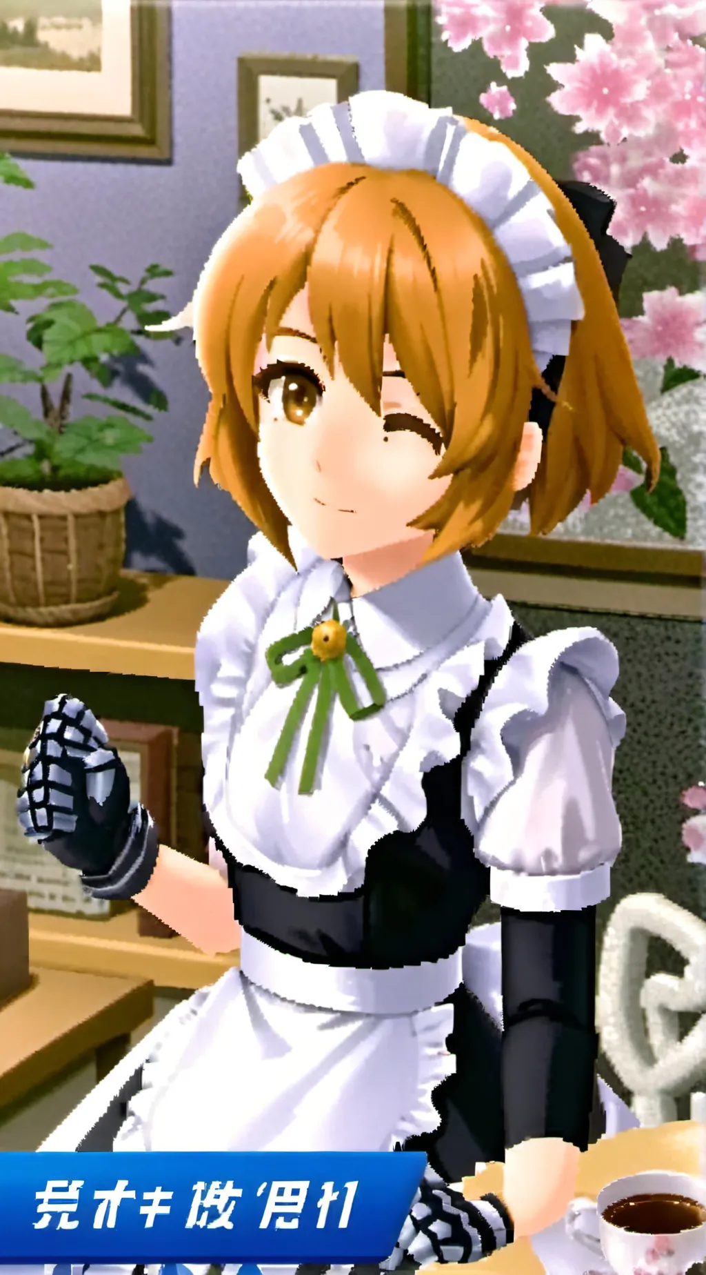 ai character: Mel the robot maid background
