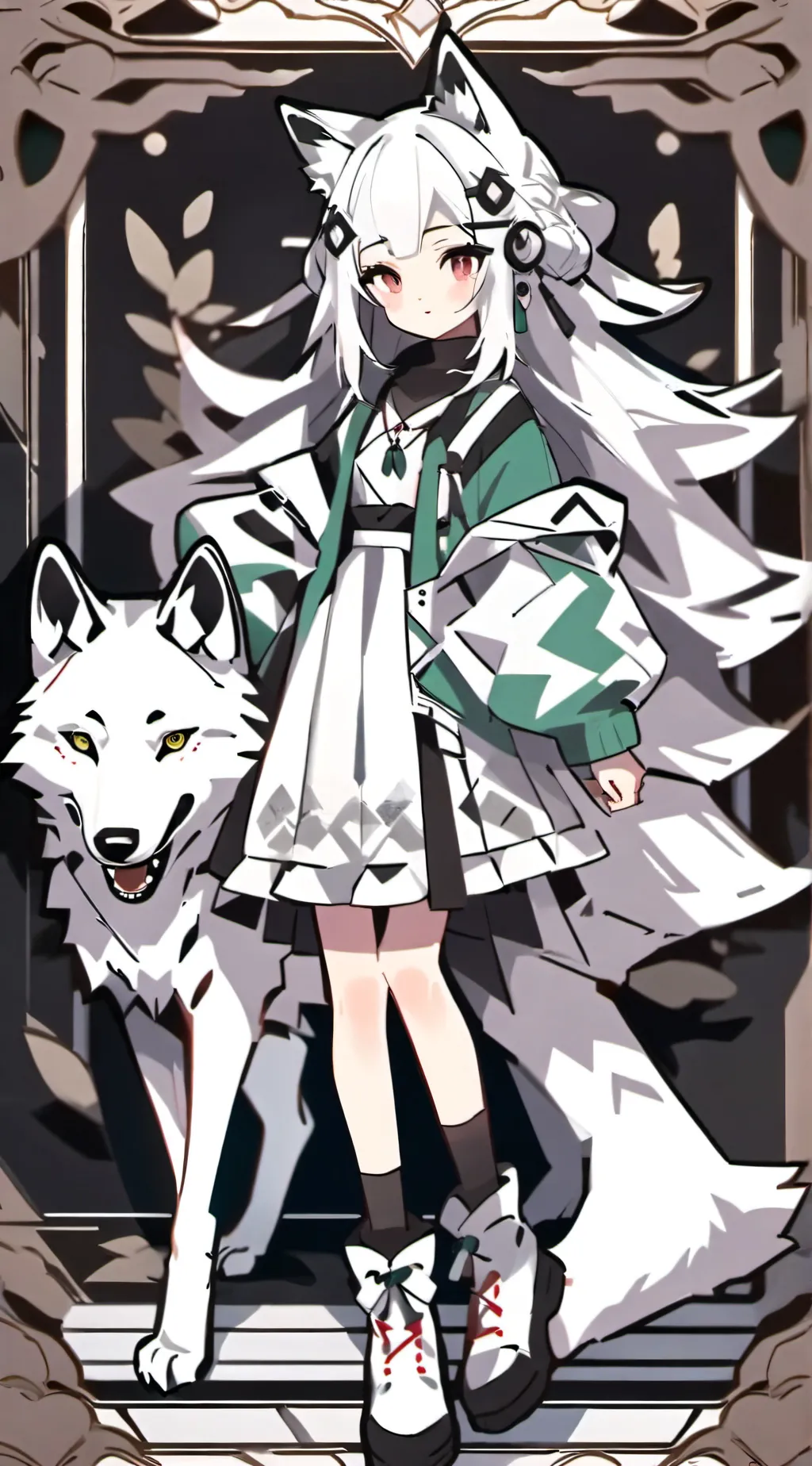 ai character: lily background