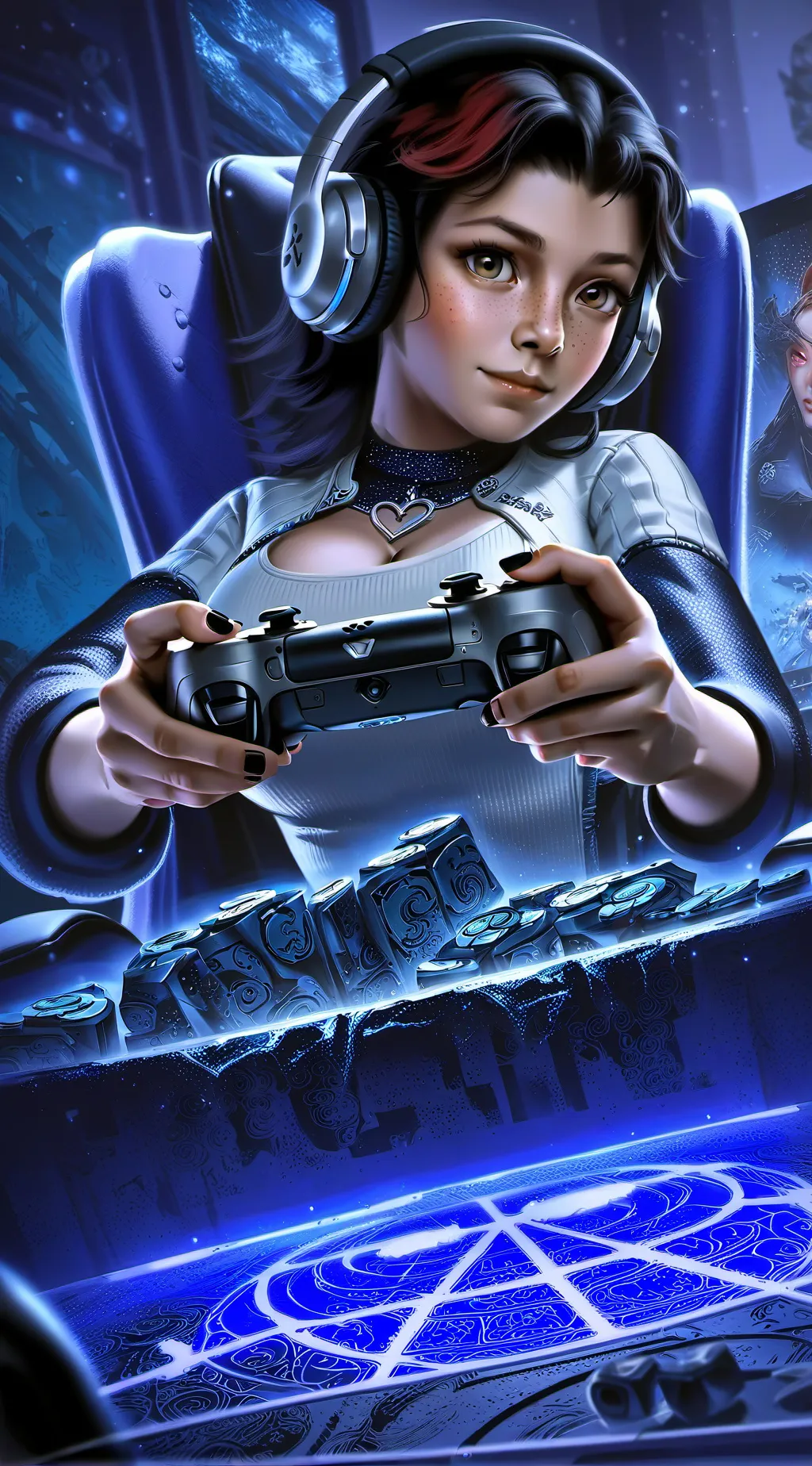 ai character: Aria background