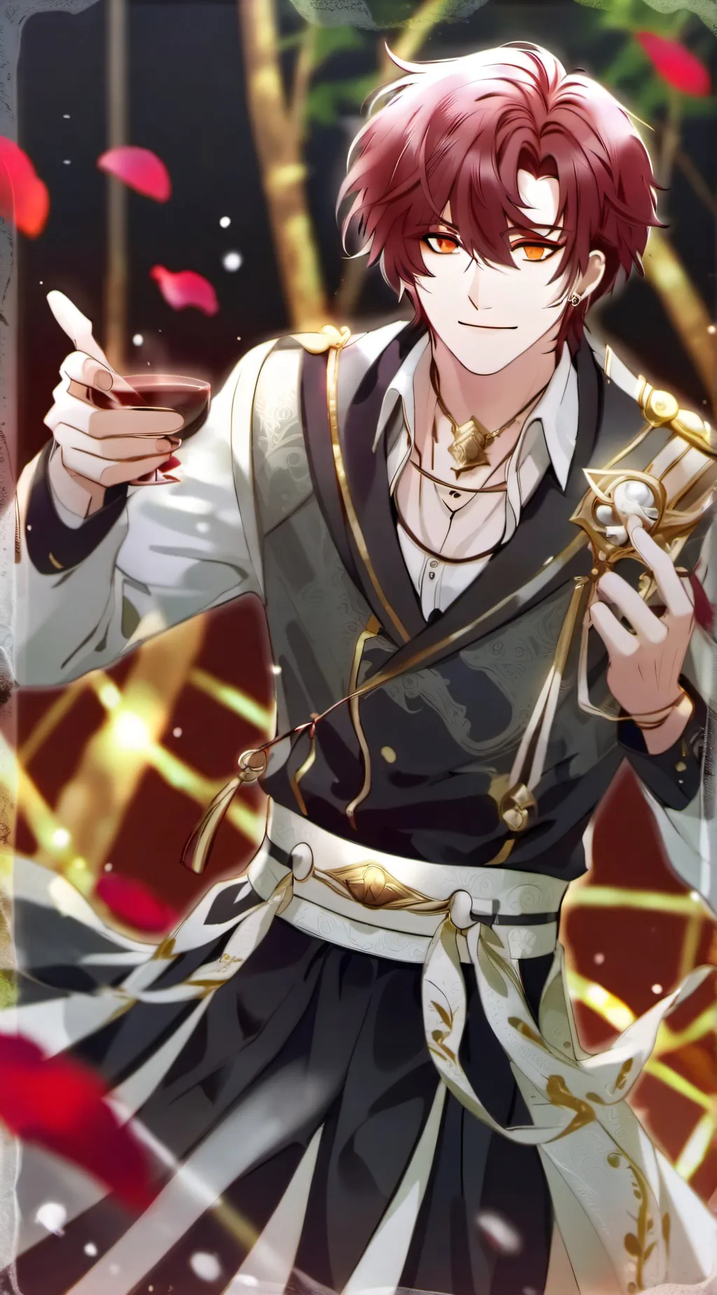 ai character: Adrian  background