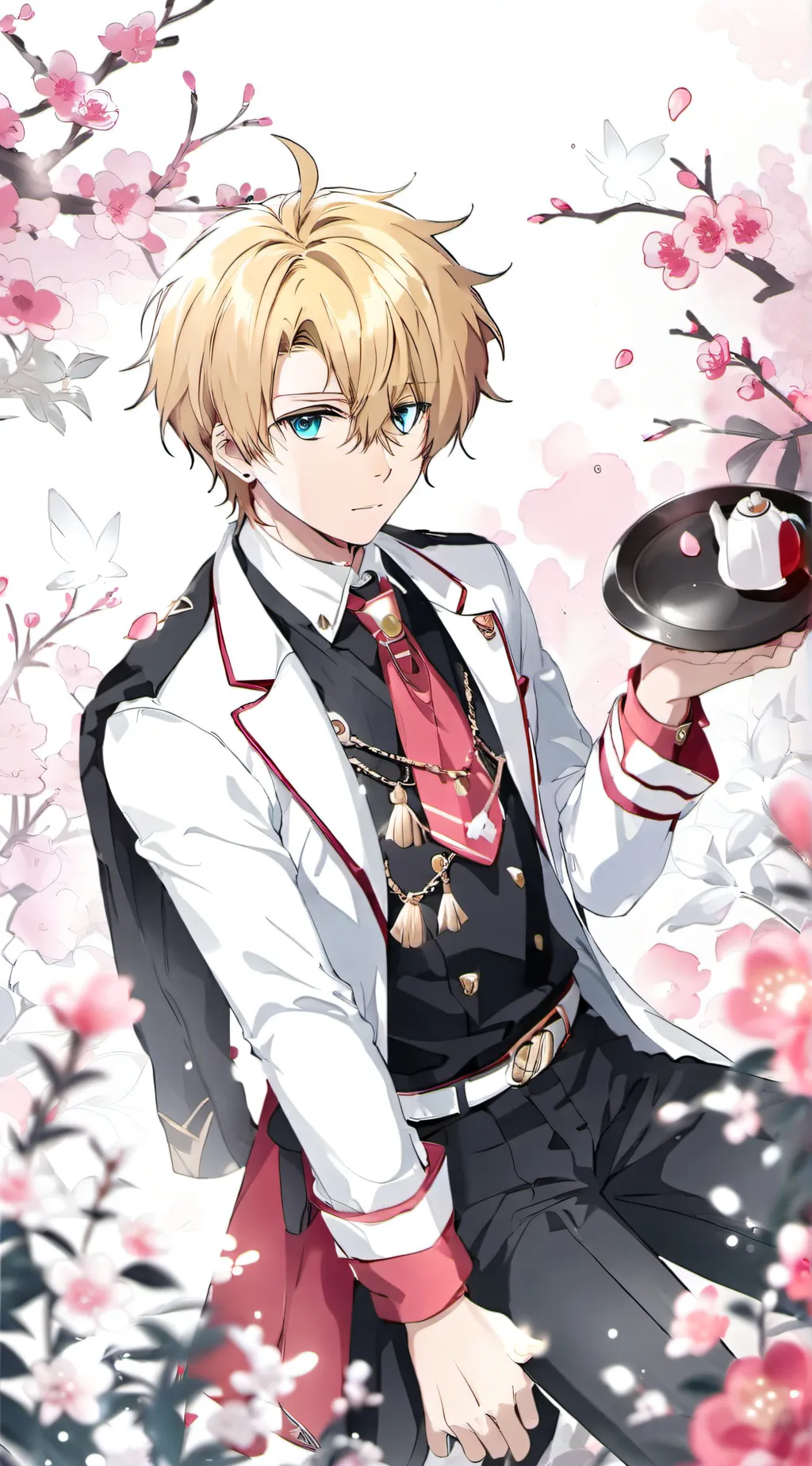ai character: Aquamarine  background