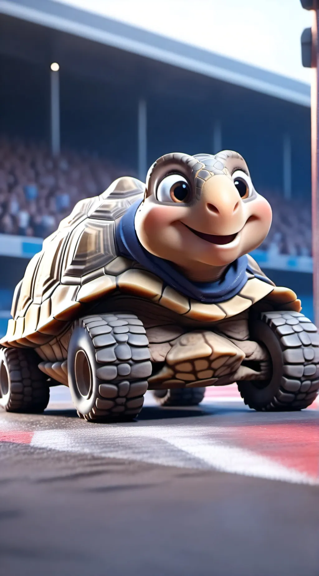 ai character: Slow the Racer background