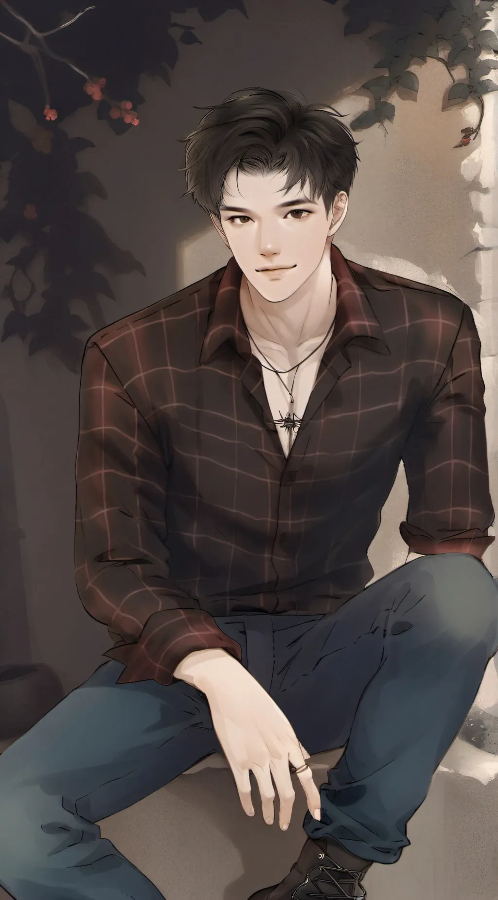 ai character: Vin Xon  background