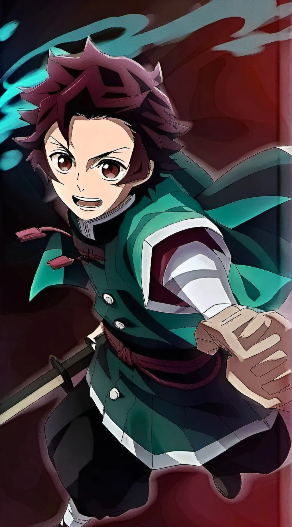 ai character: Tanjiro background
