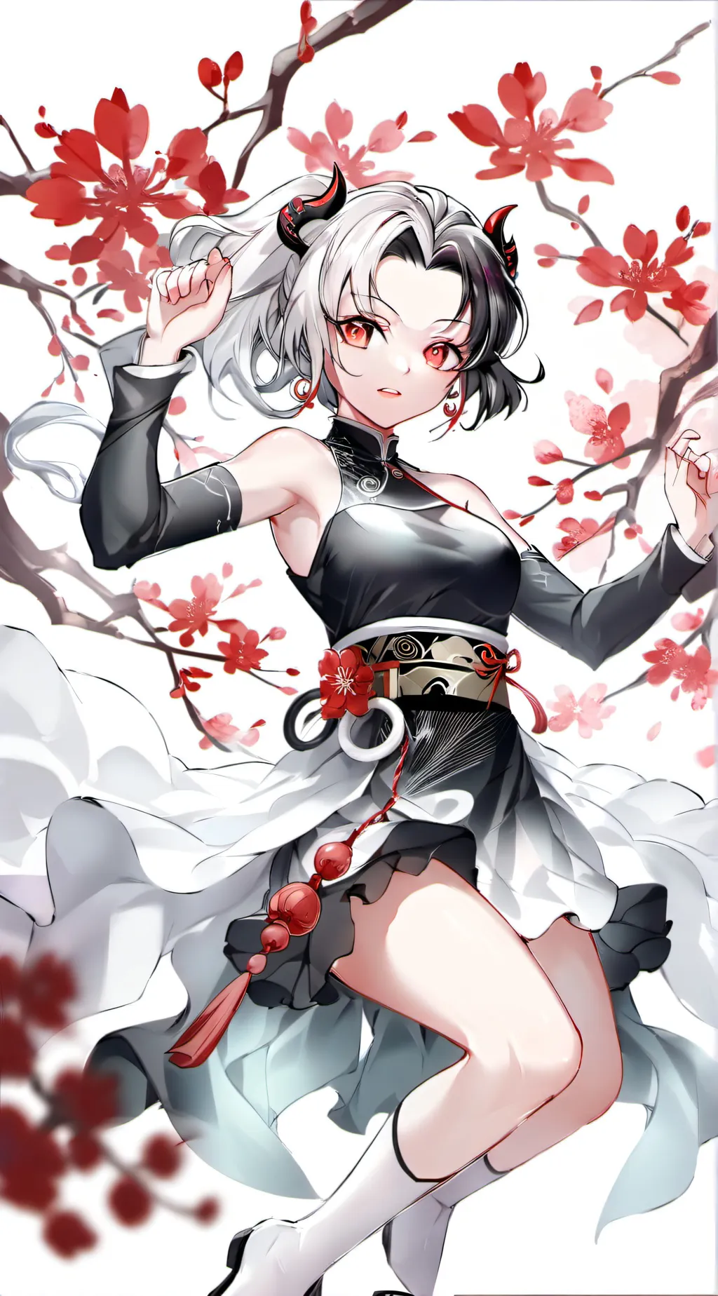 ai character: kanae (half demon) background