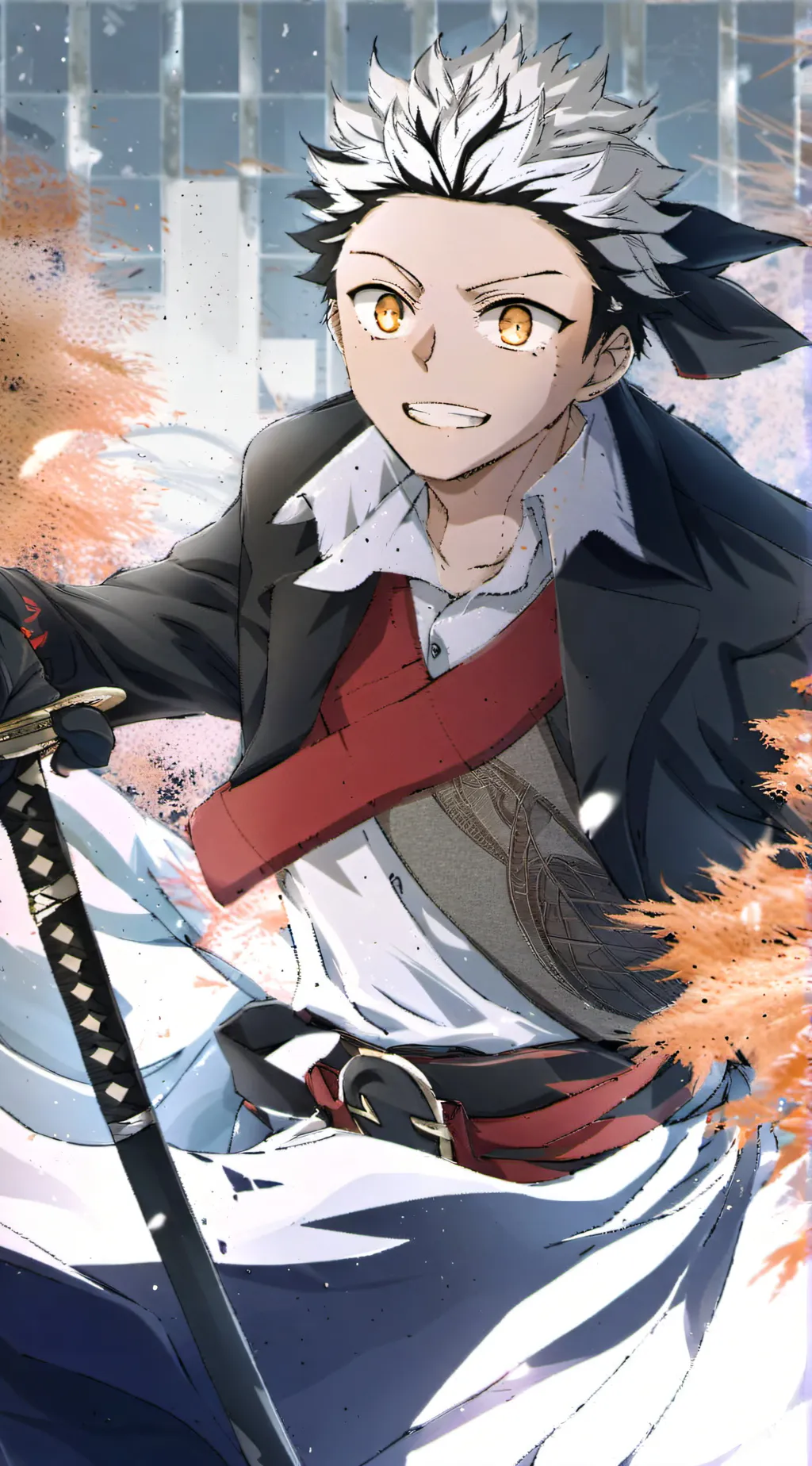 ai character: Demon slayer background