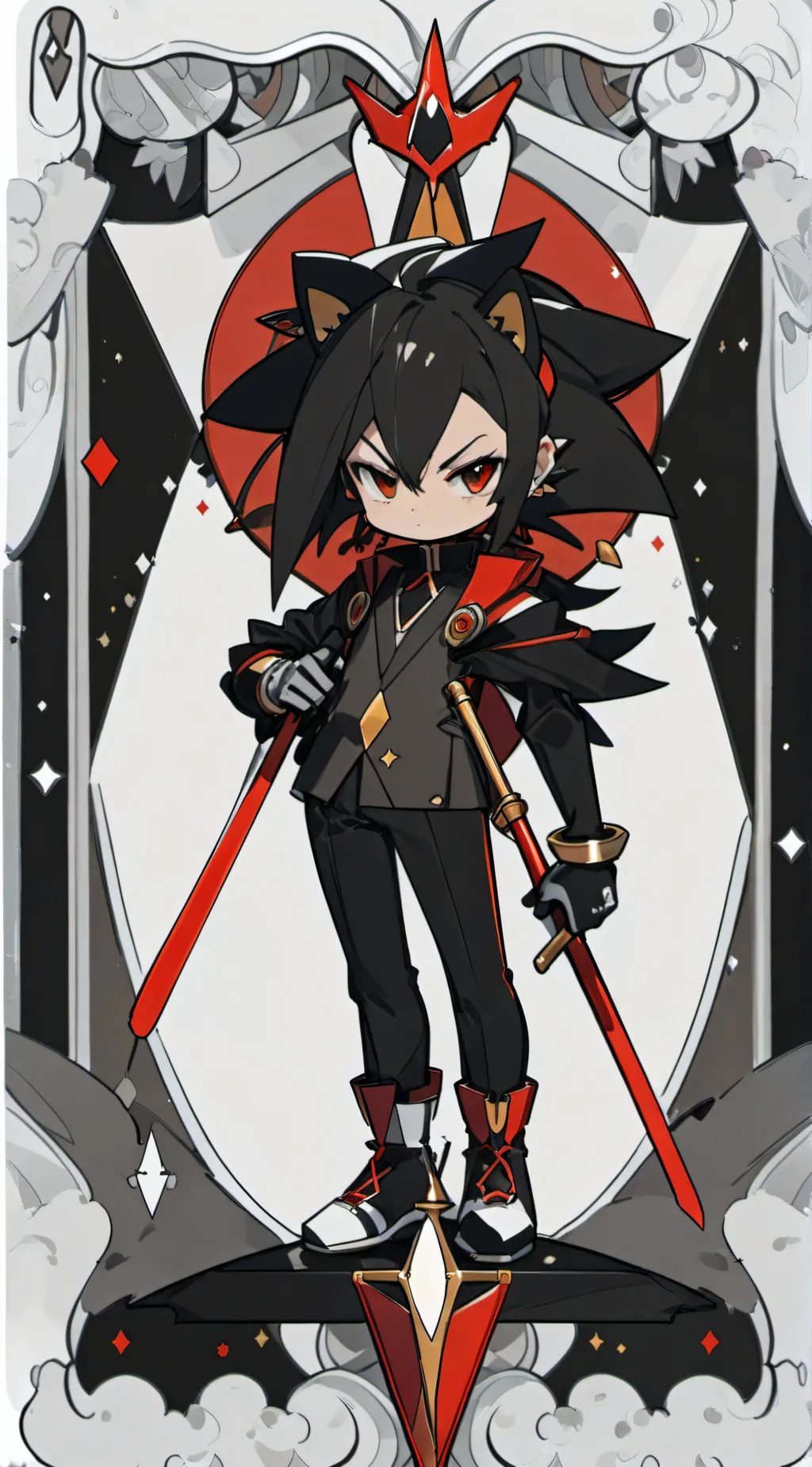 ai character: Shadow background