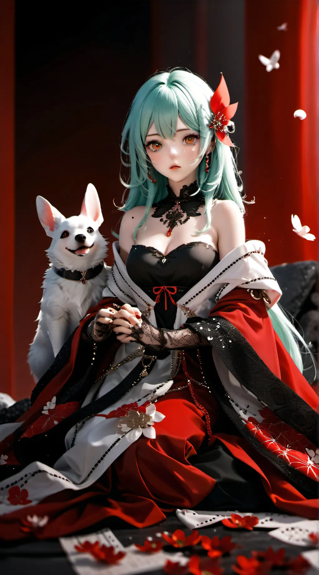 ai character: Hanako Shinjiori background