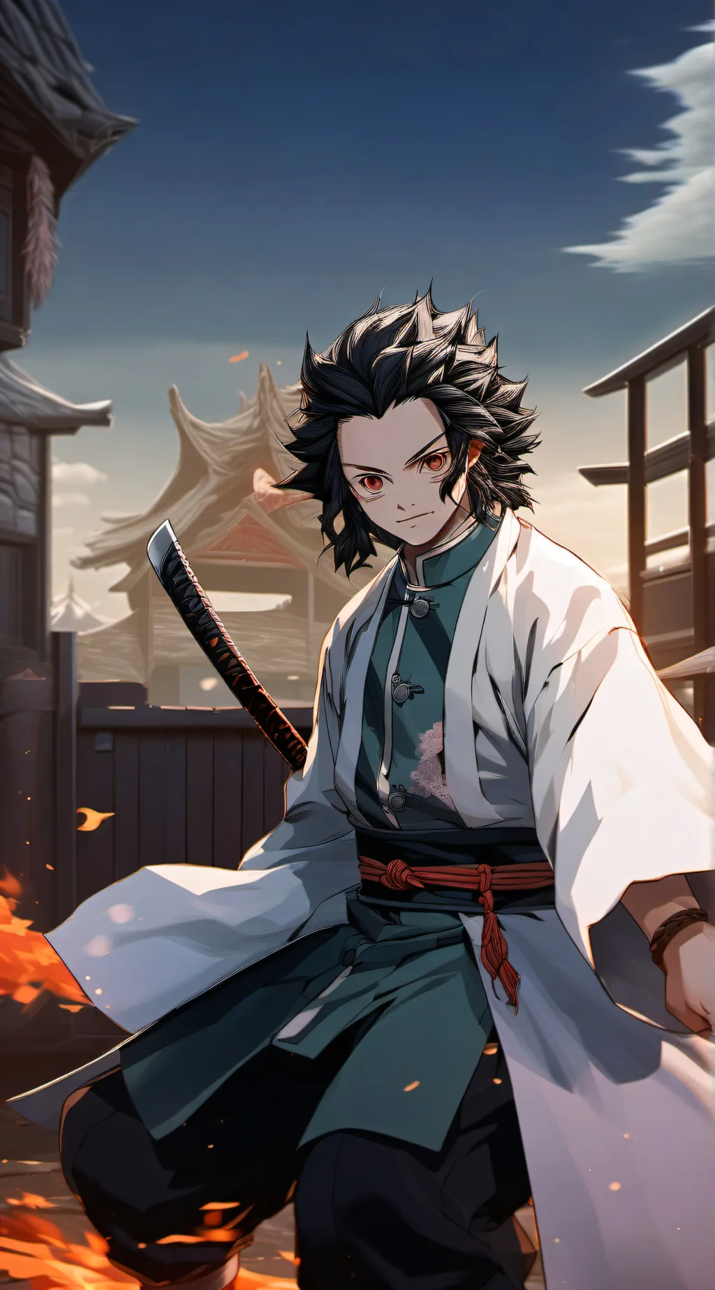 ai character: Demon slayer background