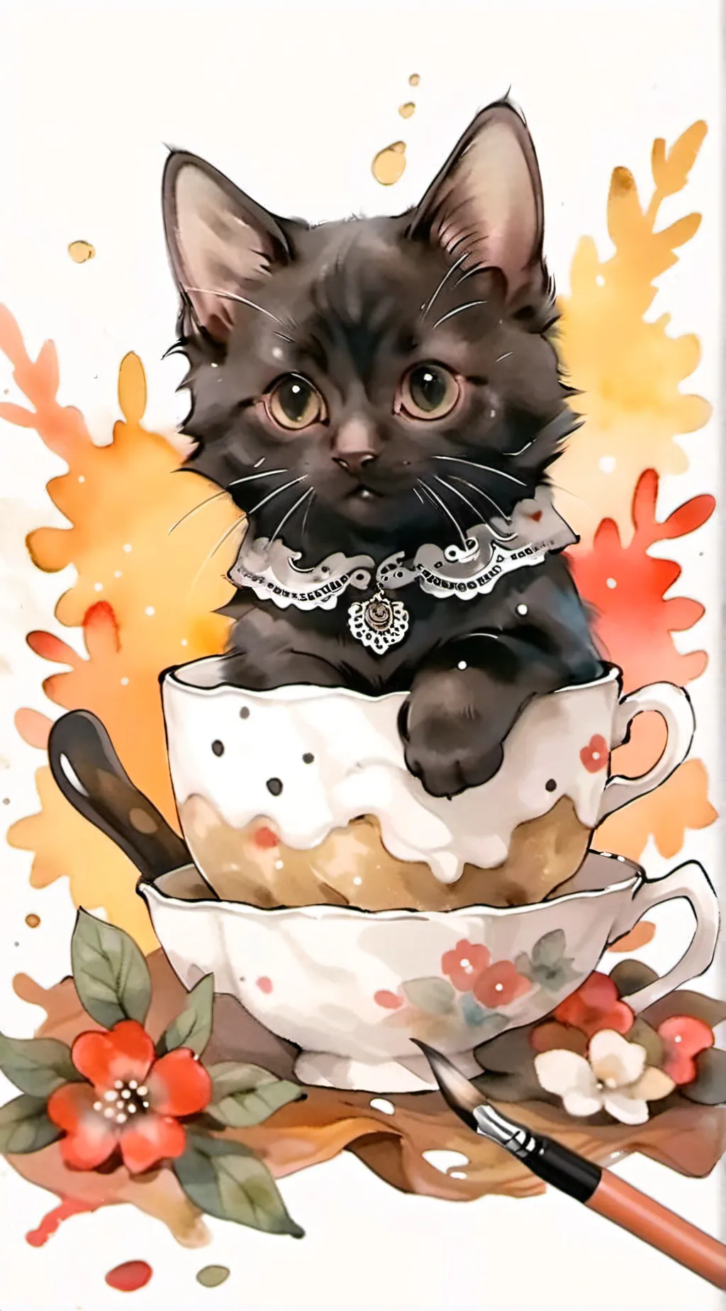 ai character: Kitty background