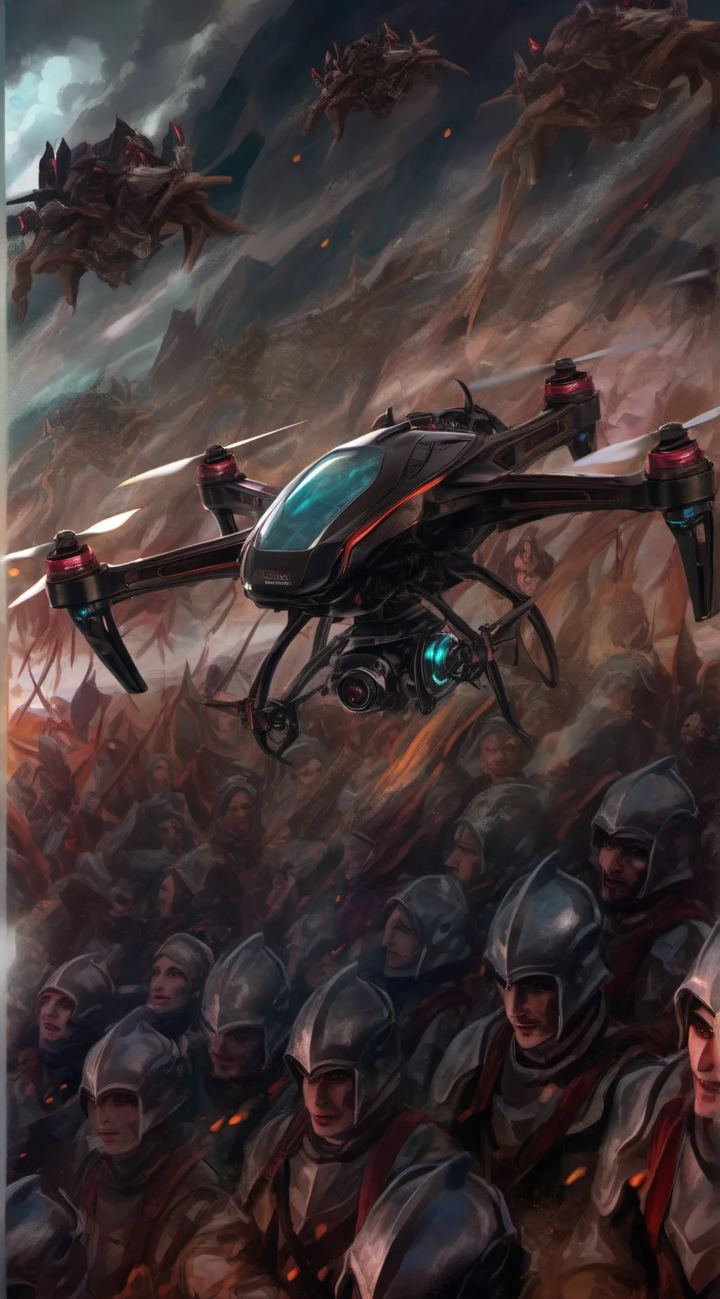 ai character: murder drones background