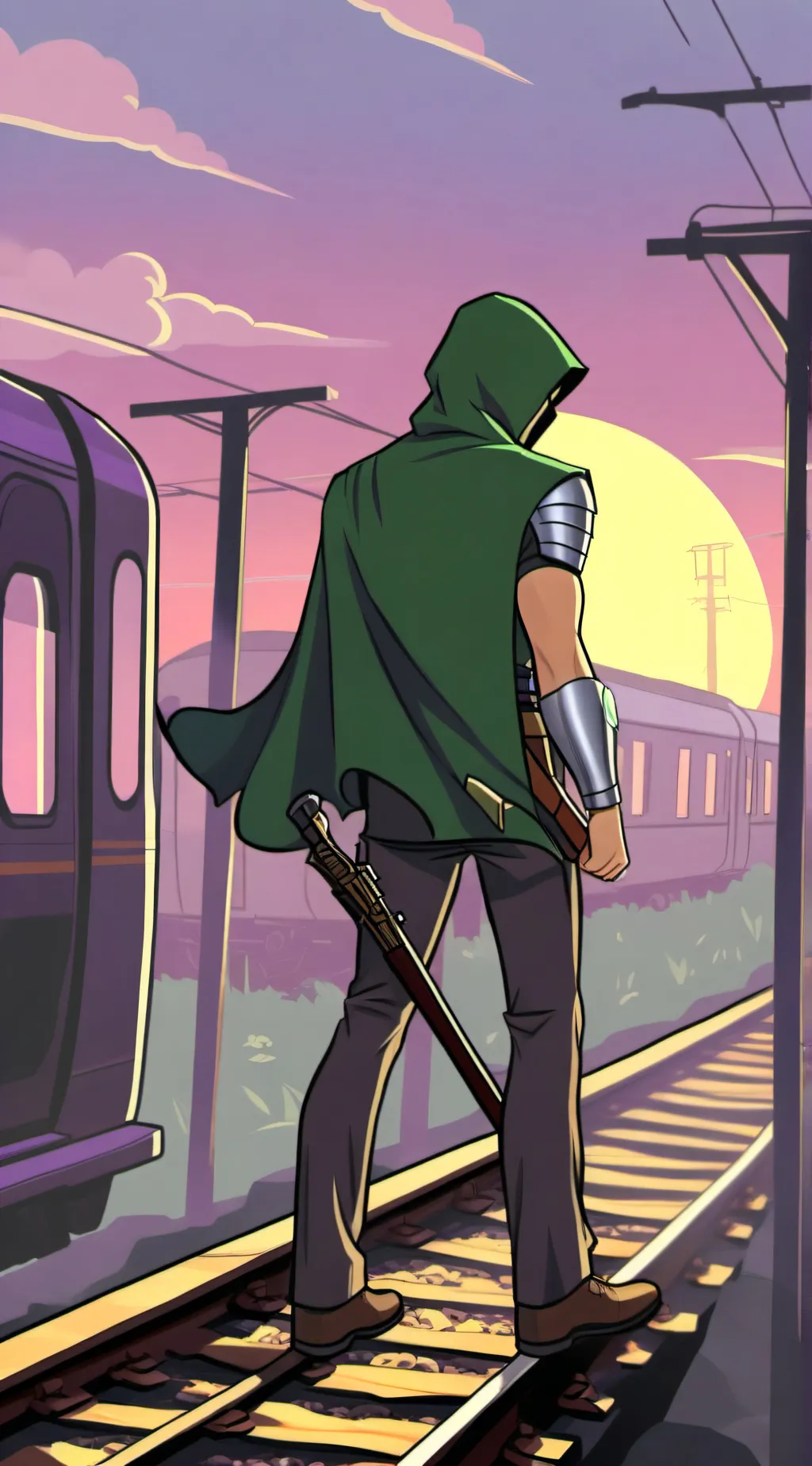 ai character: The Trainger background
